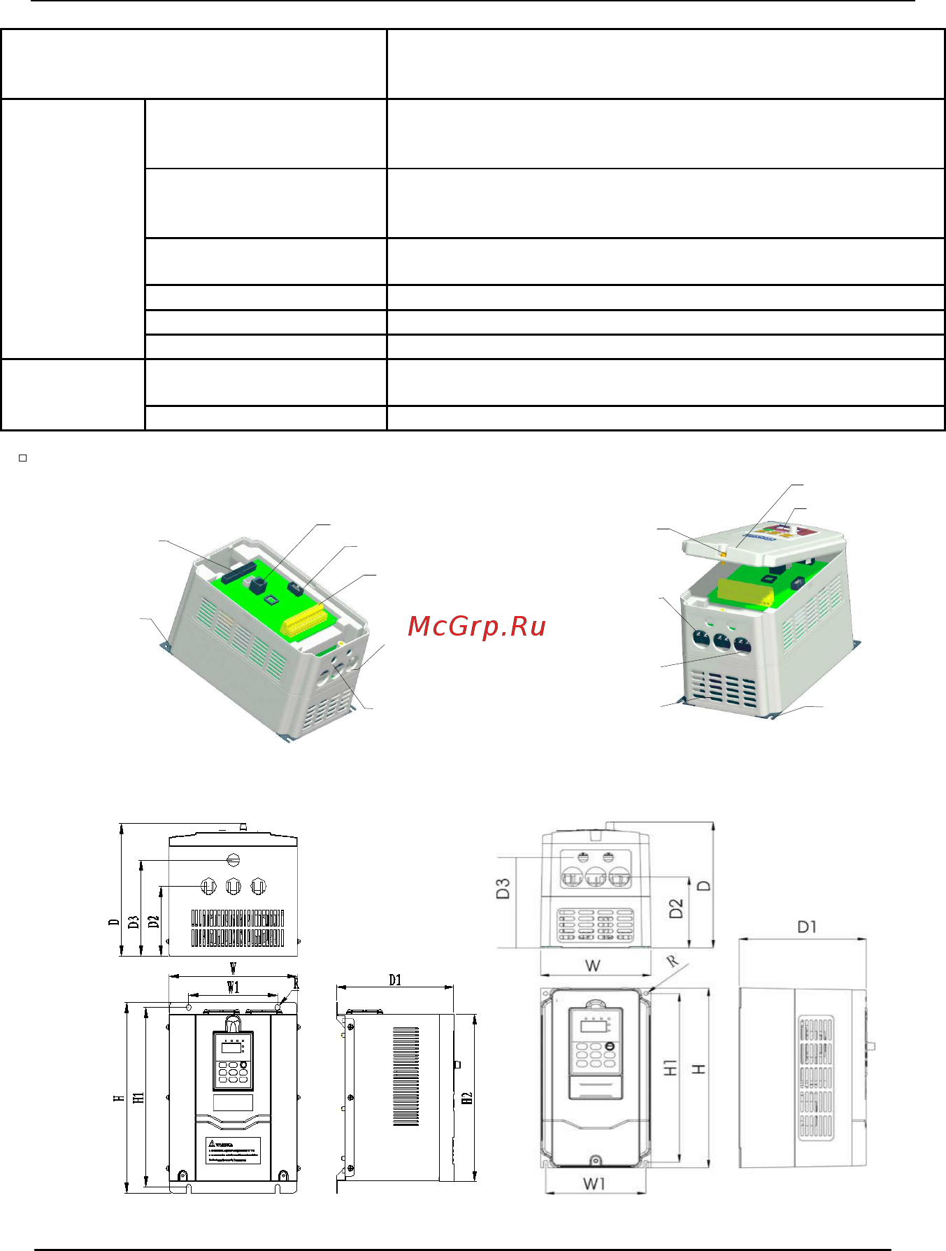 Prostar PR6100-0900T3G [15/134] Руководство по эксплуатации преобразователей серии pr6100