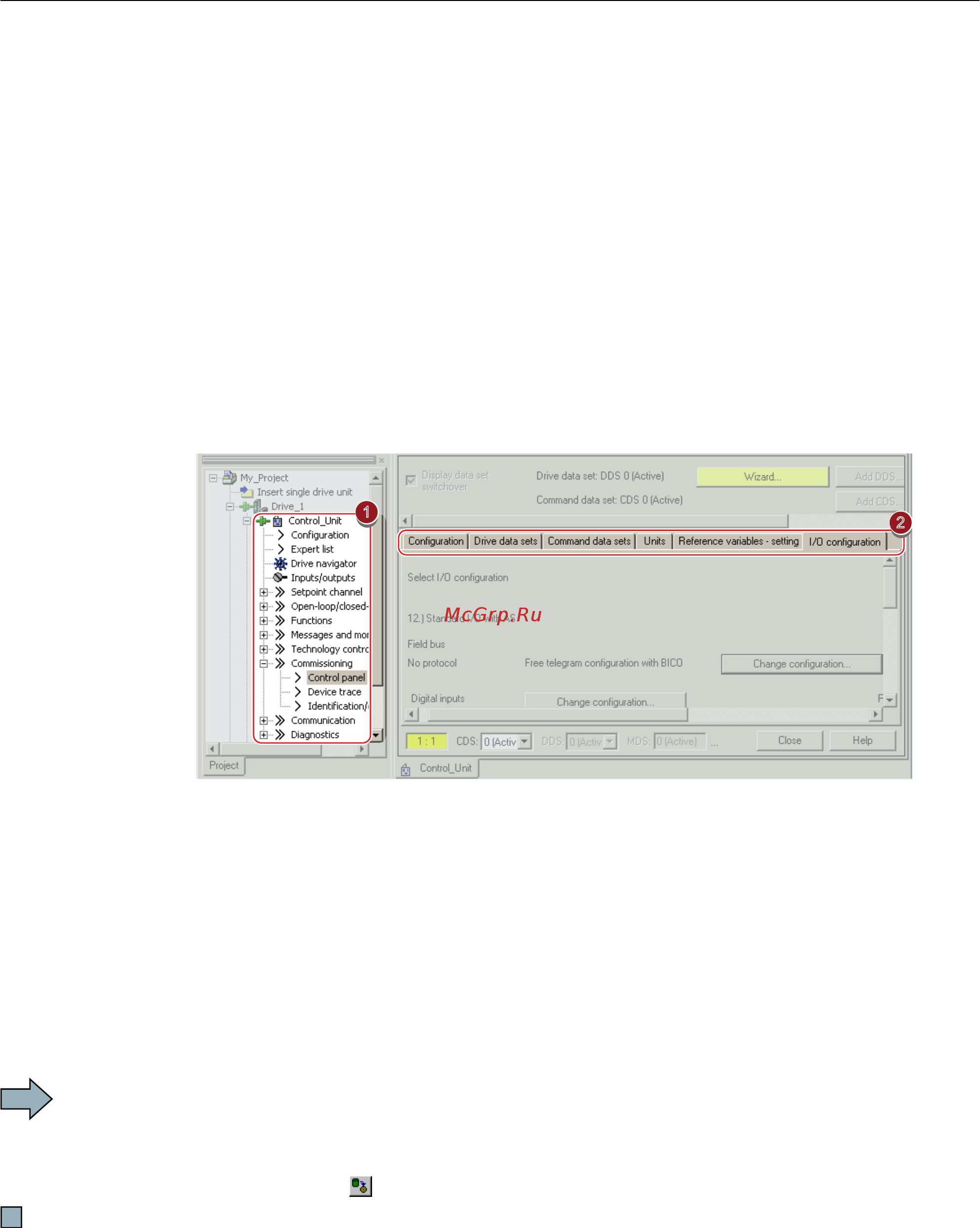 Siemens 6SL3525-0PE23-0AA1 [303/350] A использование starter