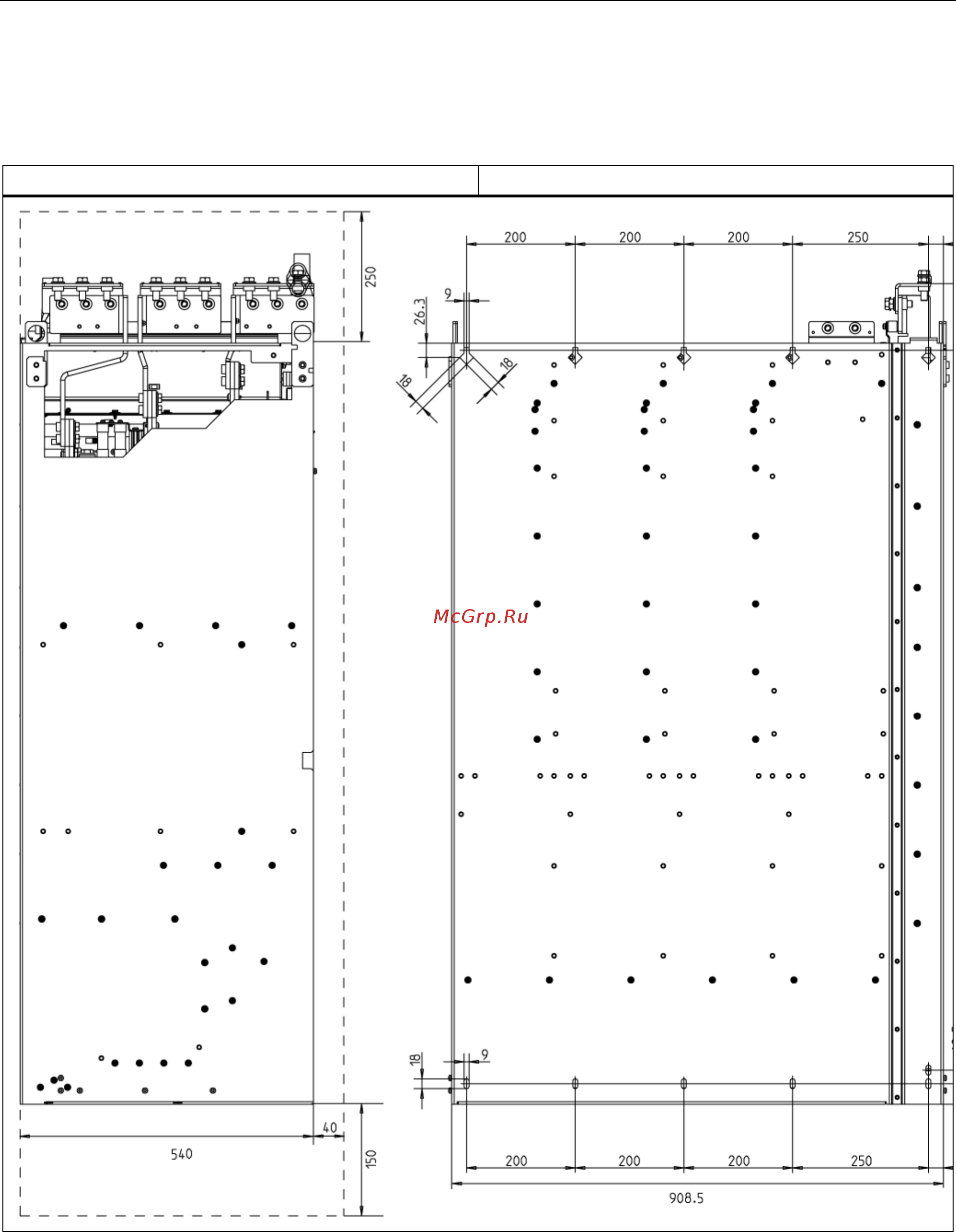 Siemens 6SL3310-1GE36-1AA3 [35/488] Габаритный чертеж для типоразмера jx