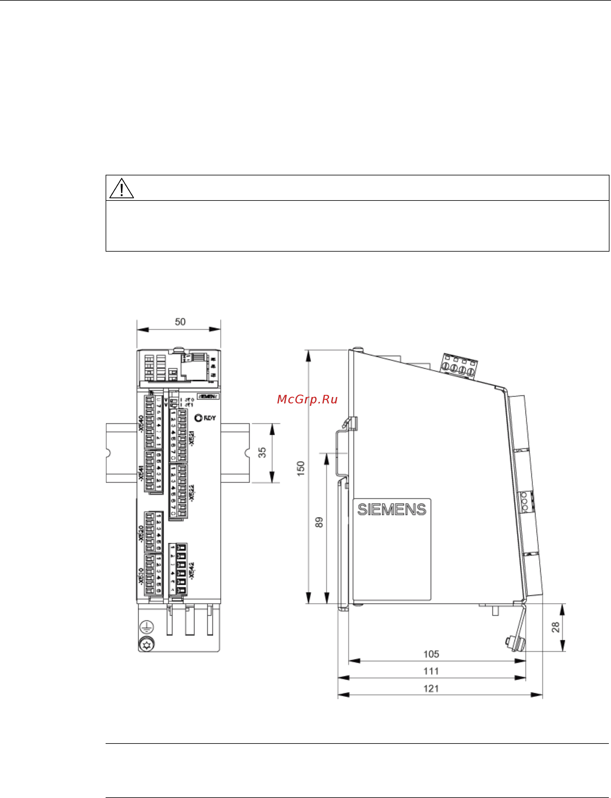 Siemens 6SL3310-1GE36-1AA3 [39/488] Габаритный чертеж