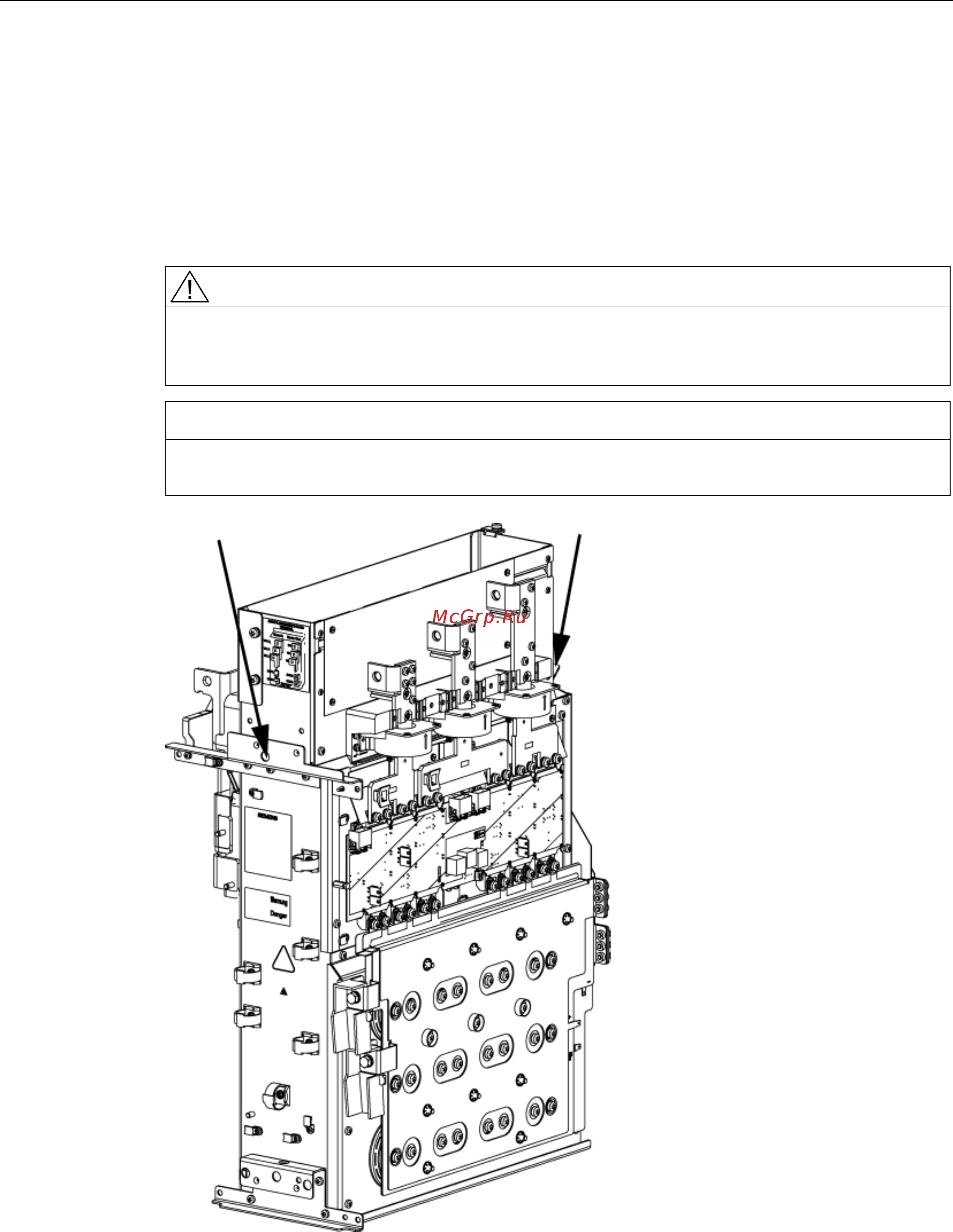 Siemens 6SL3310-1GE36-1AA3 [395/488] Транспортировка силовых блоков с использованием крановых петель