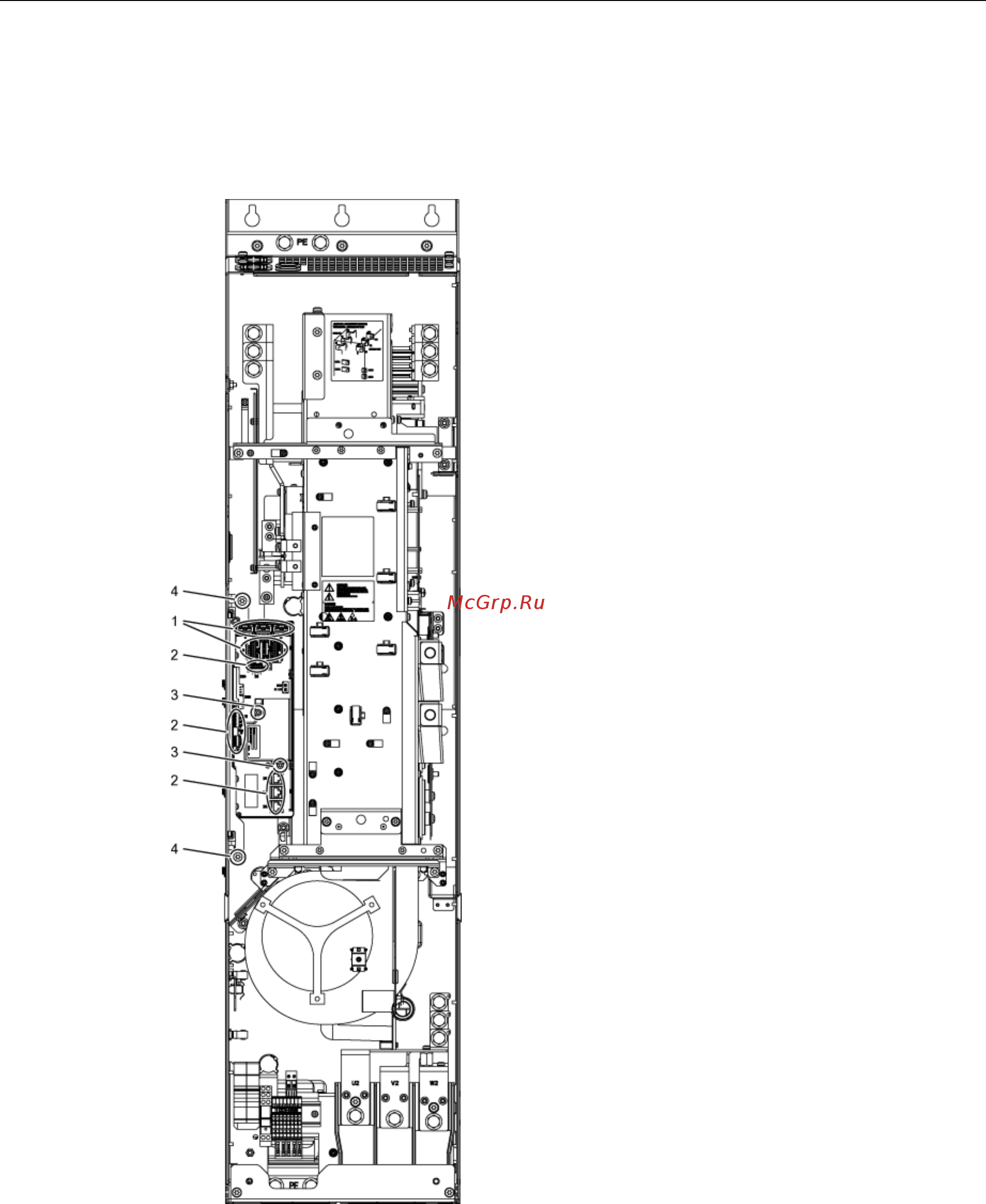 Siemens 6SL3310-1GE36-1AA3 [398/488] Замена интерфейсного модуля управления типоразмер fx