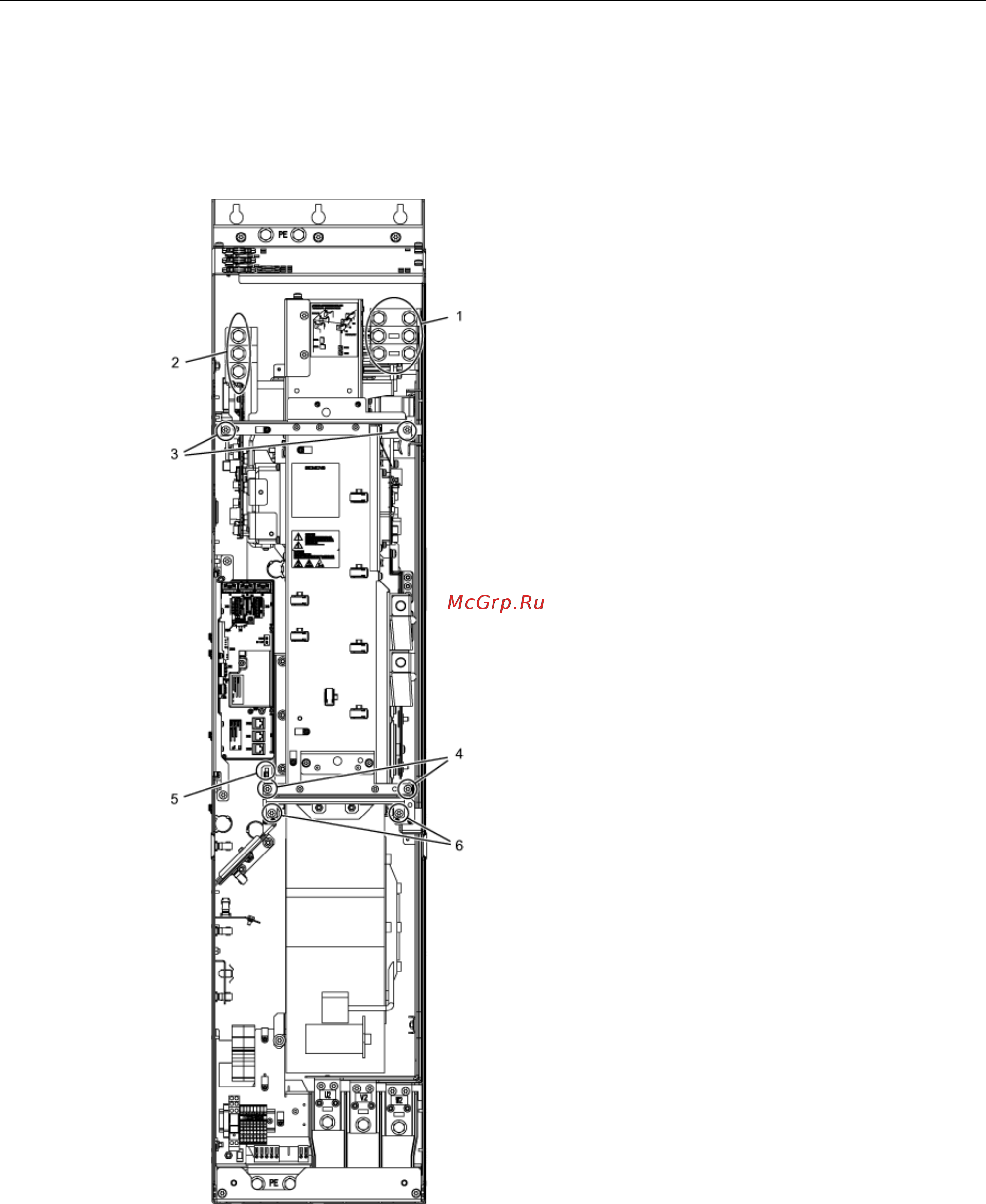 Siemens 6SL3310-1GE36-1AA3 [408/488] Замена силового блока типоразмер gx