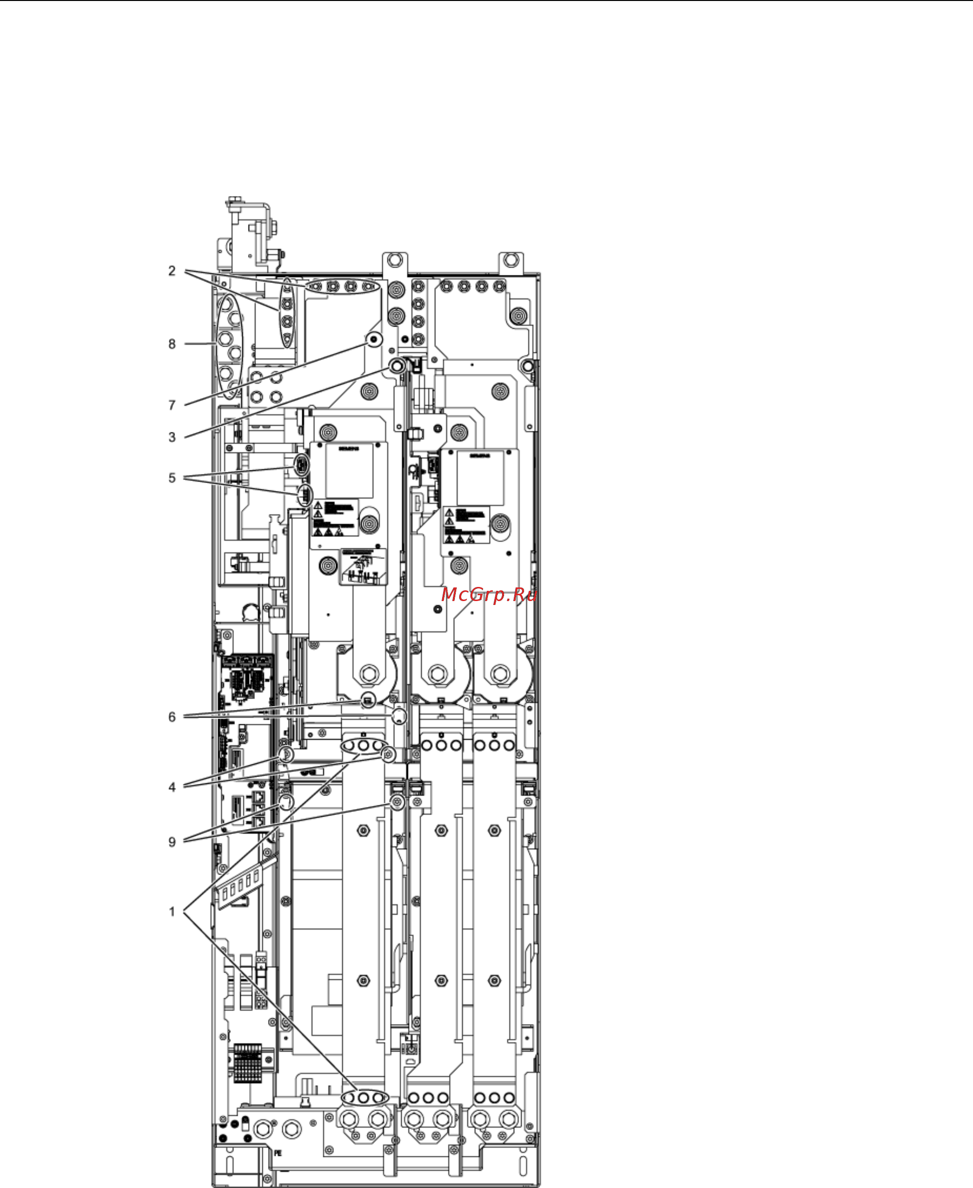 Siemens 6SL3310-1GE36-1AA3 [410/488] Замена силового блока типоразмер hx