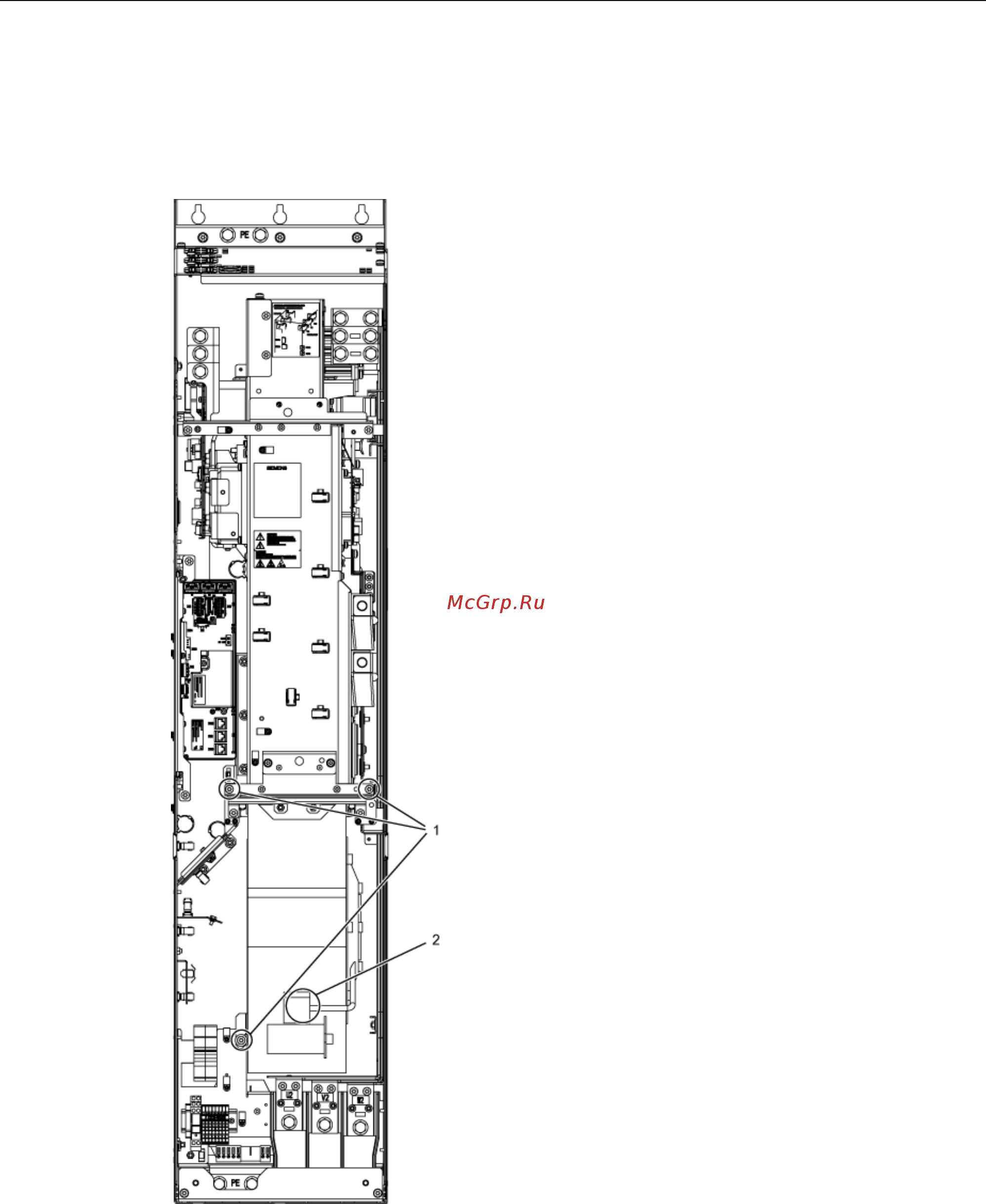 Siemens 6SL3310-1GE36-1AA3 [420/488] 0 замена вентилятора типоразмер gx