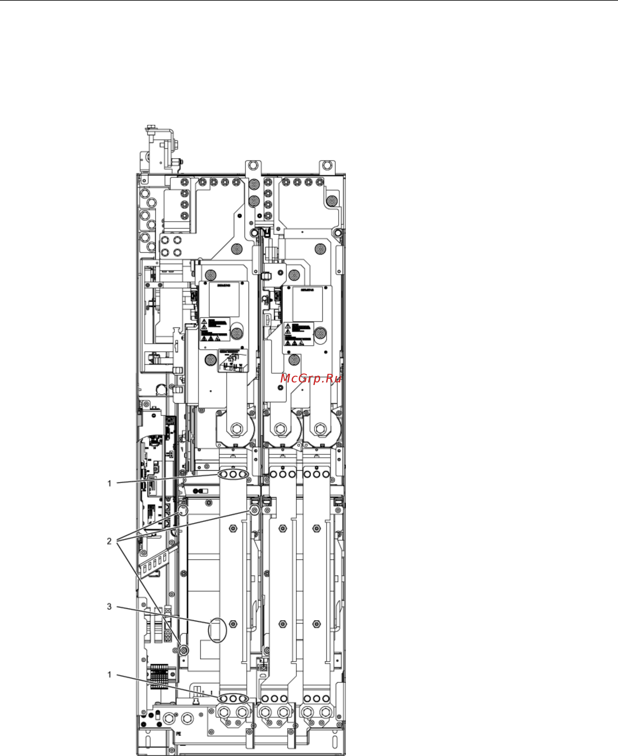 Siemens 6SL3310-1GE36-1AA3 [422/488] 1 замена вентилятора типоразмер hx