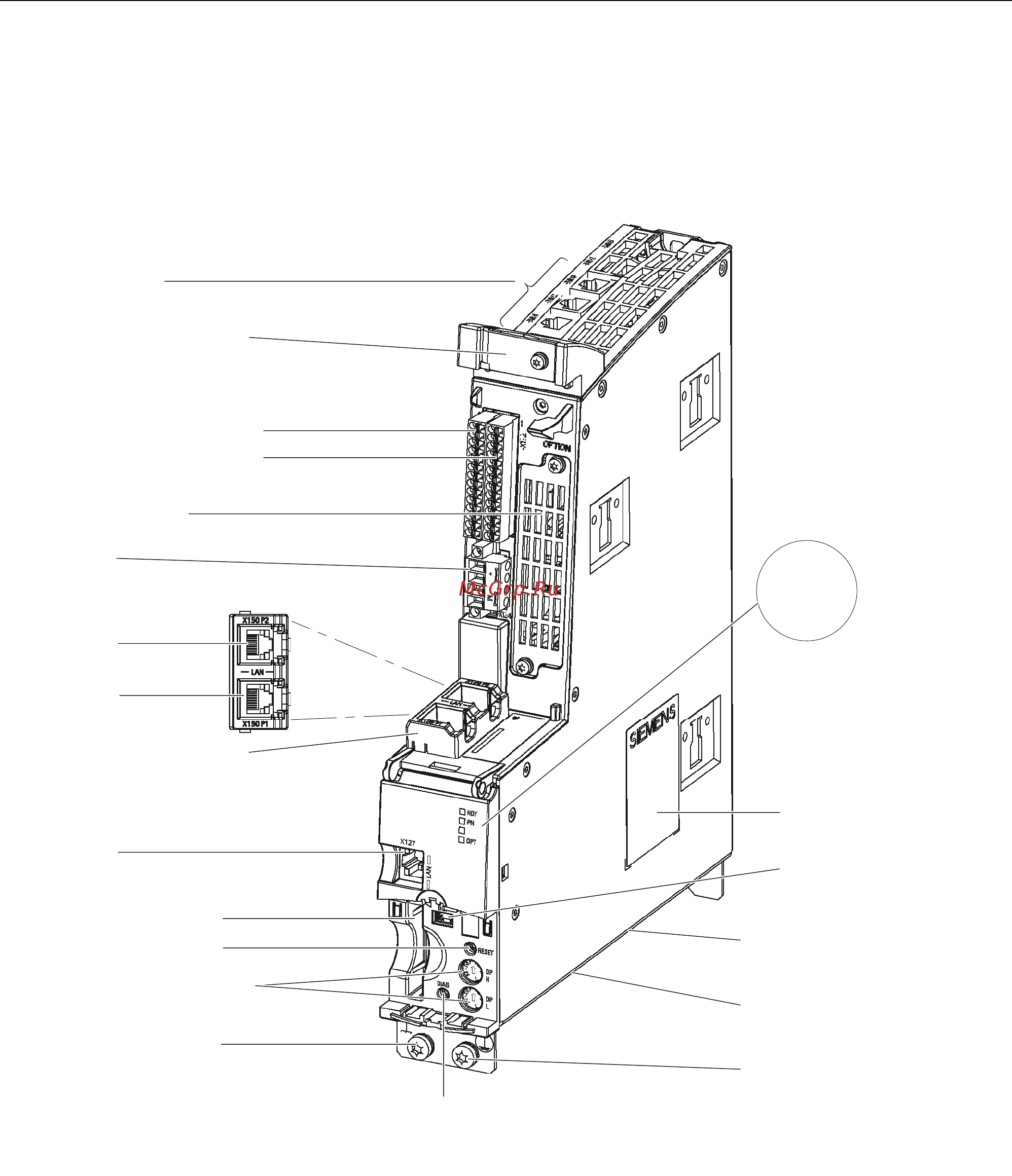 Siemens 6SL3310-1GE35-0AA3 [79/488] Управляющий модуль cu320 2 pn