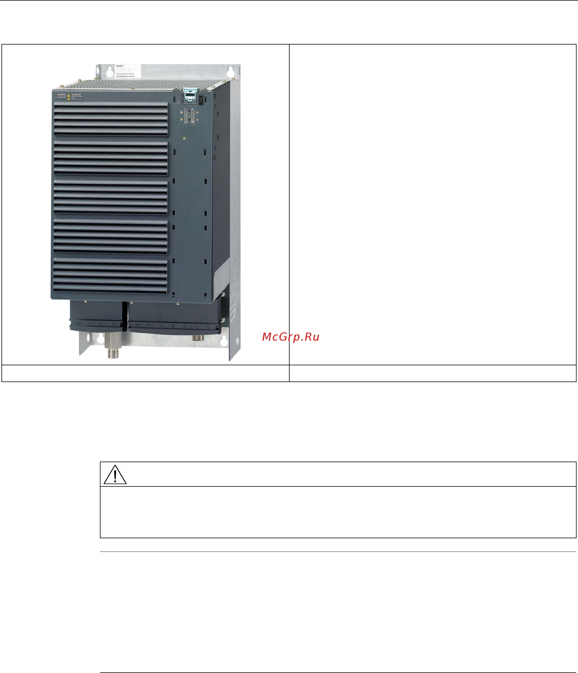 Siemens 6SL3210-1SE27-5AA0 [105/318] Safety information
