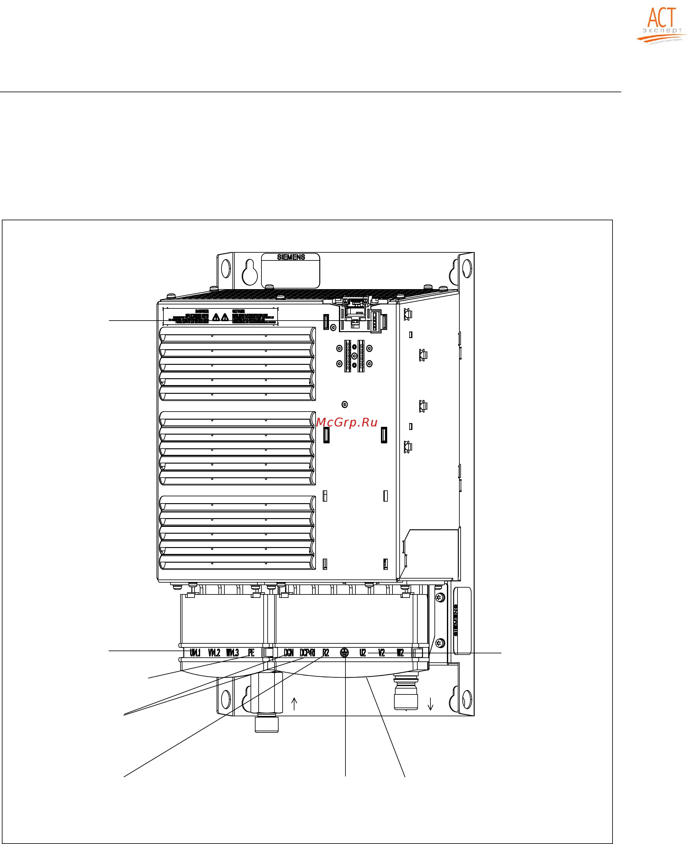 Siemens 6SL3210-1SE17-7UA0 [108/318] Interface description