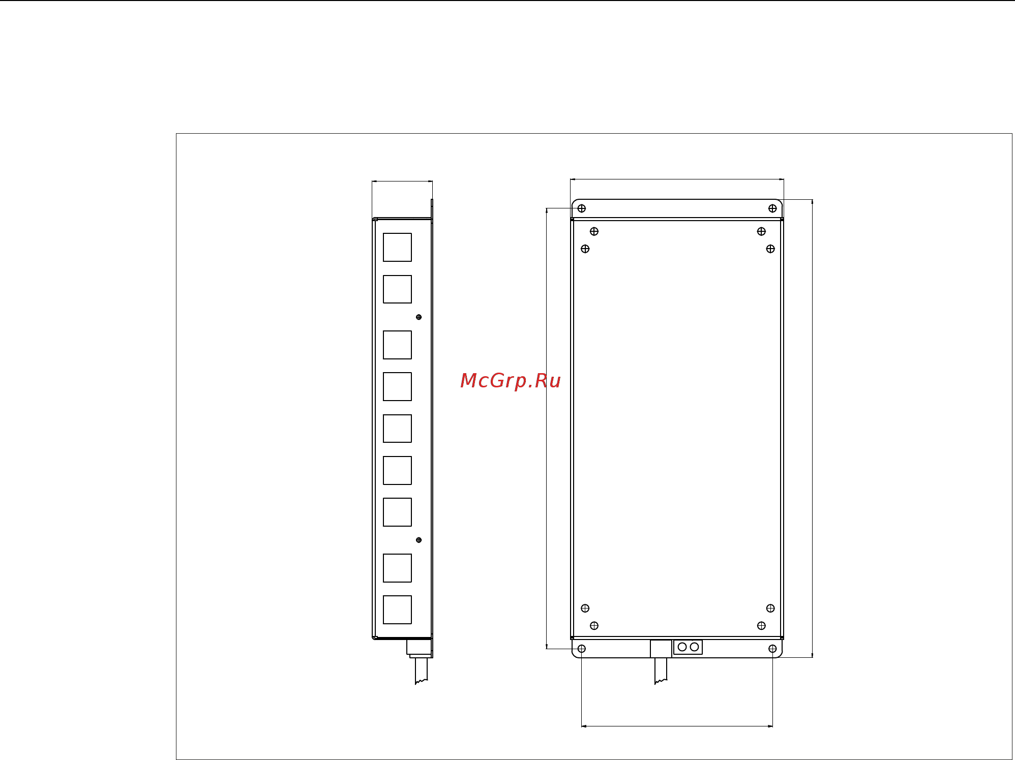 Siemens 6SL3210-1SE11-7UA0 [129/318] Dimension drawings