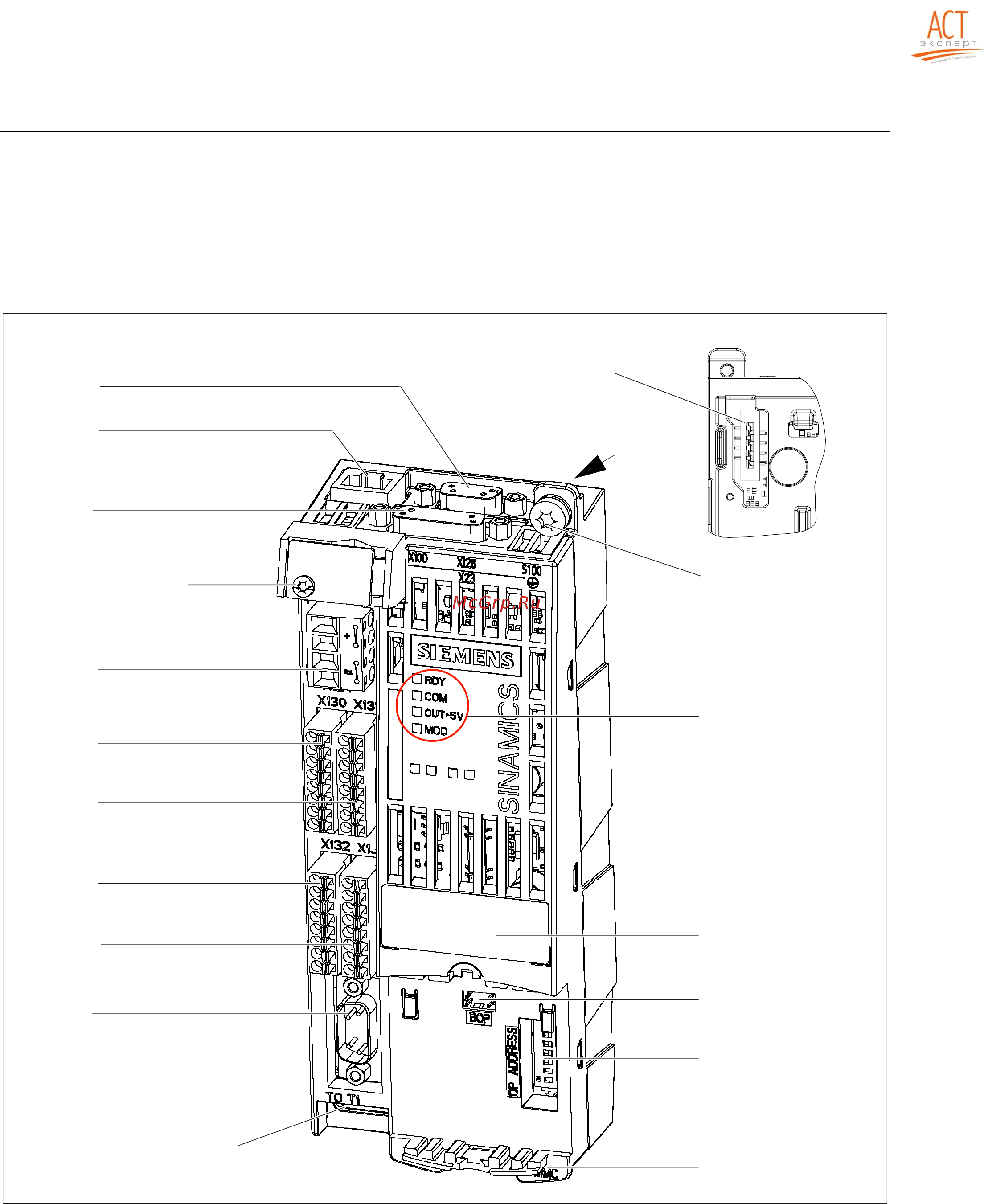 Siemens 6SL3210-1SE14-1UA0 [156/318] Cu305 dp profibus