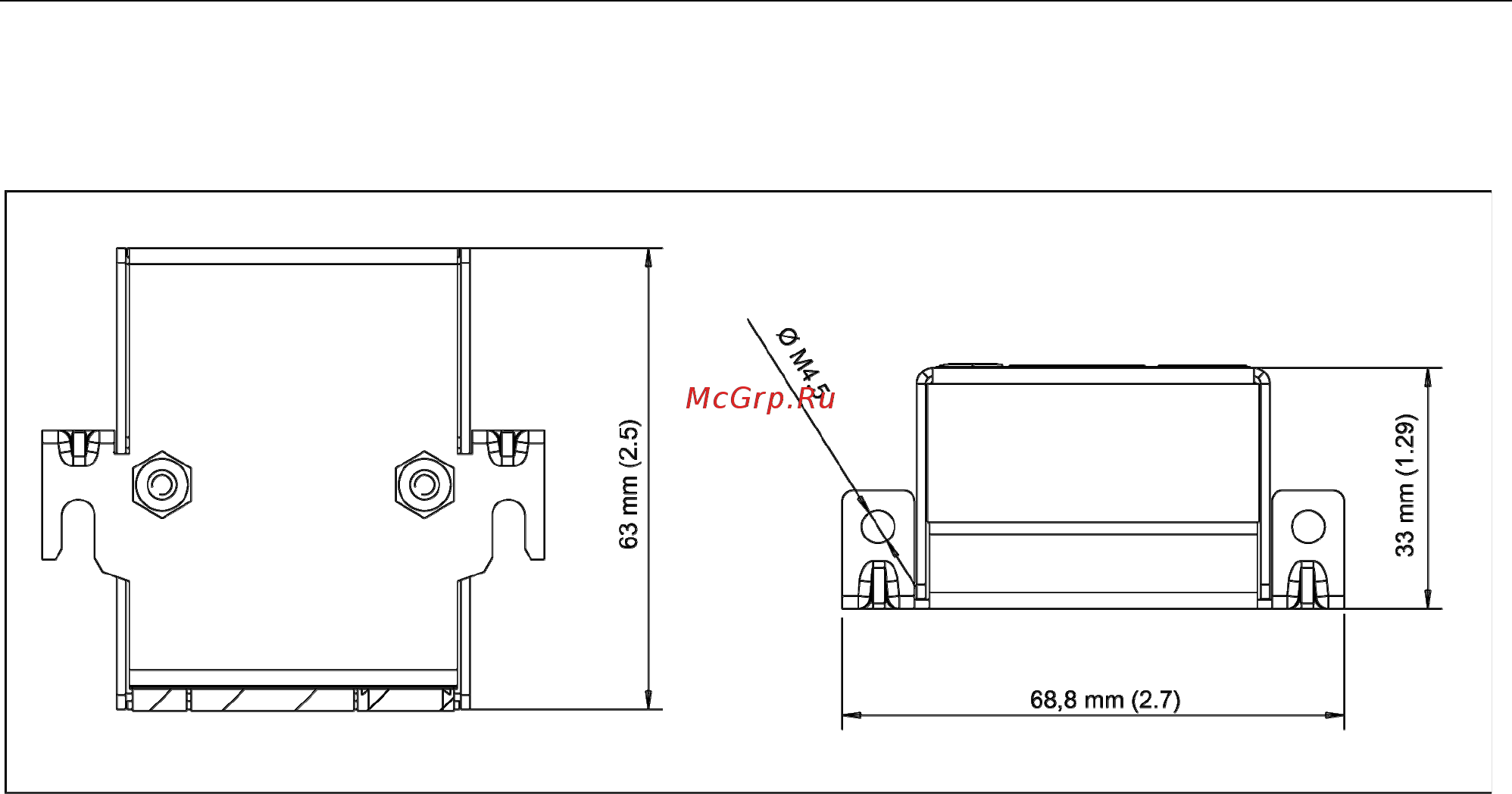 Siemens 6SL3210-1SE27-5UA0 [227/318] Dimension drawing