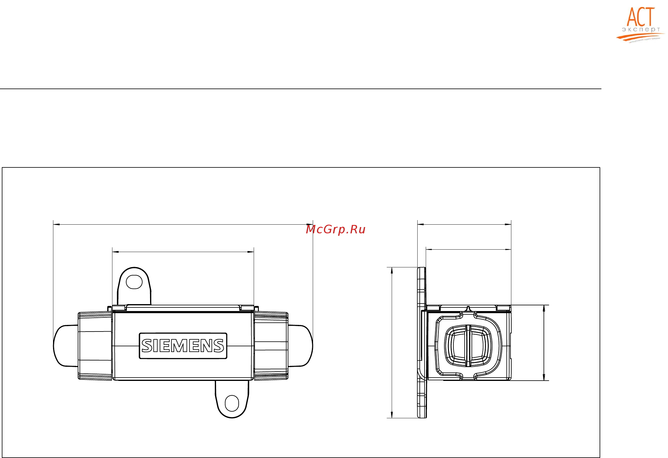 Siemens 6SL3210-1SE21-8AA0 [236/318] Dimension drawing