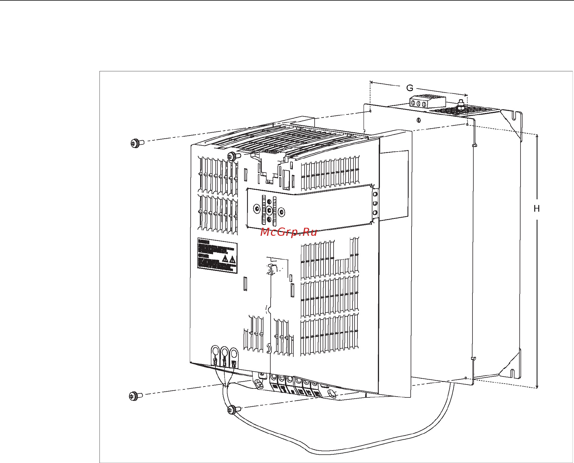 Siemens 6SL3210-1SE21-8UA0 [51/318] Mounting examples