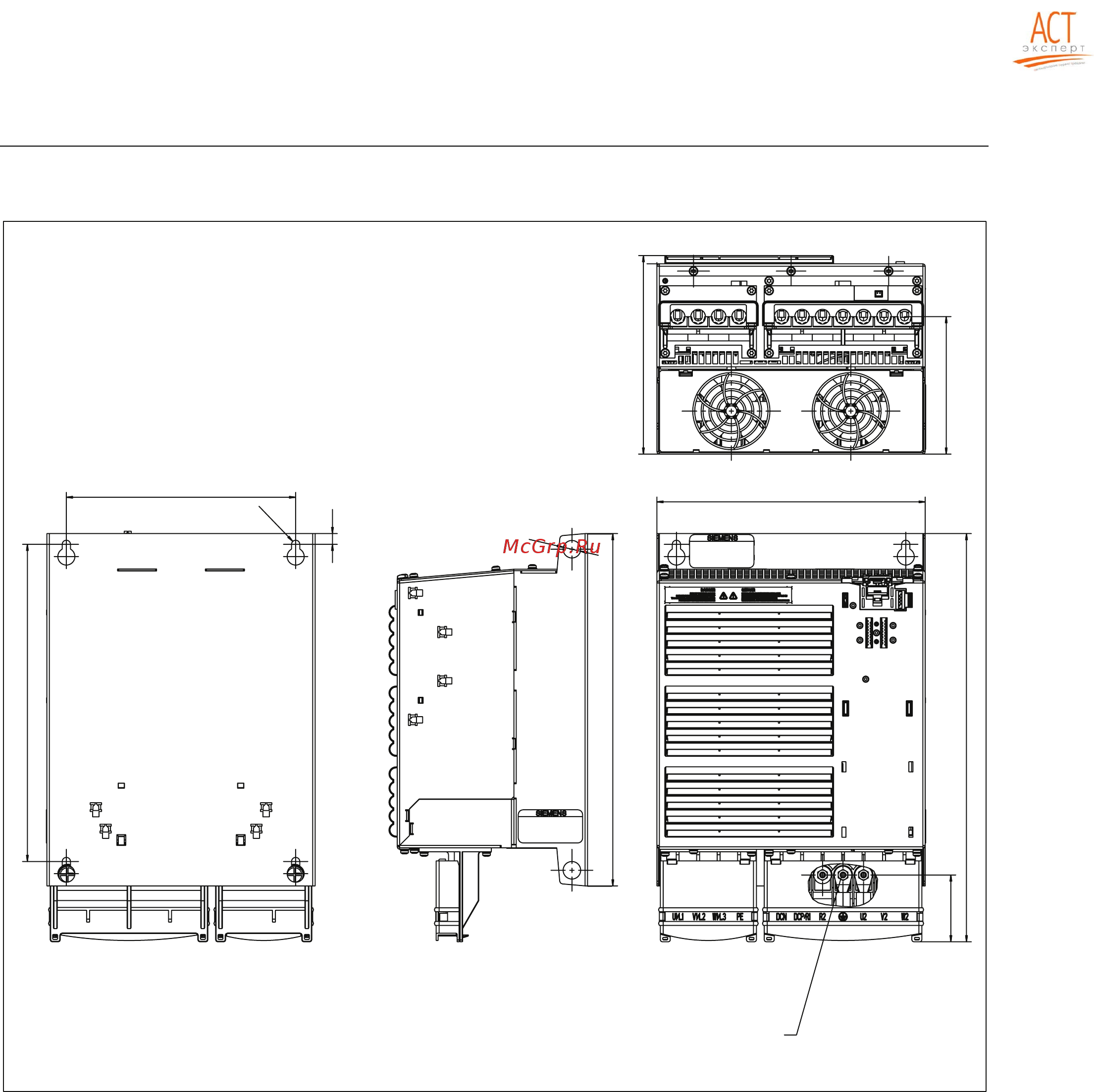Siemens 6SL3210-1SE21-8UA0 [80/318] Power modules blocksize pm340