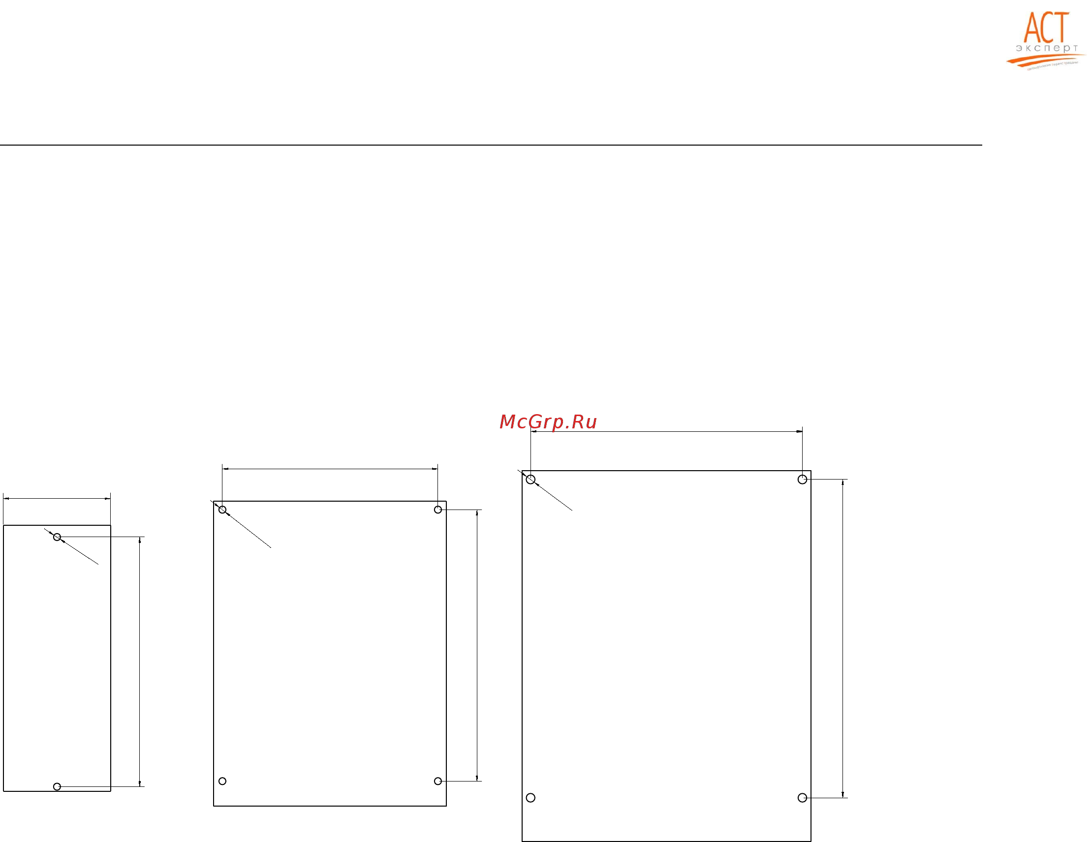 Siemens 6SL3210-1SE21-8AA0 [86/318] Drilling templates for frame sizes fsa and fsc