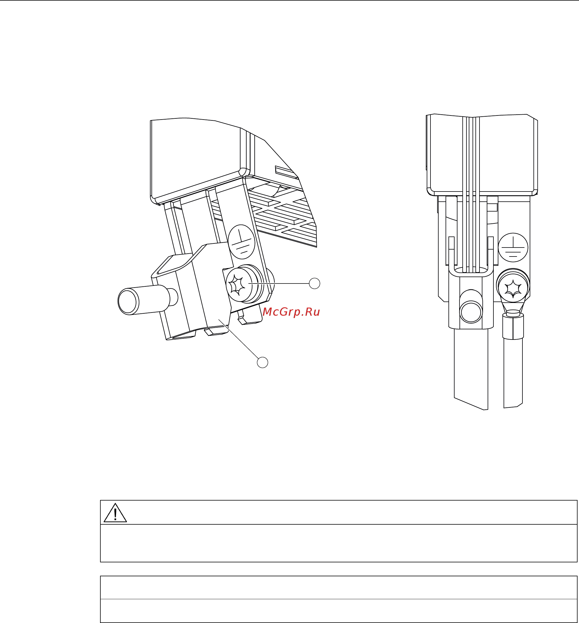 Siemens 6SL3710-7LE37-5AAх [153/732] Подключение защитного провода и пластина для подключения экрана