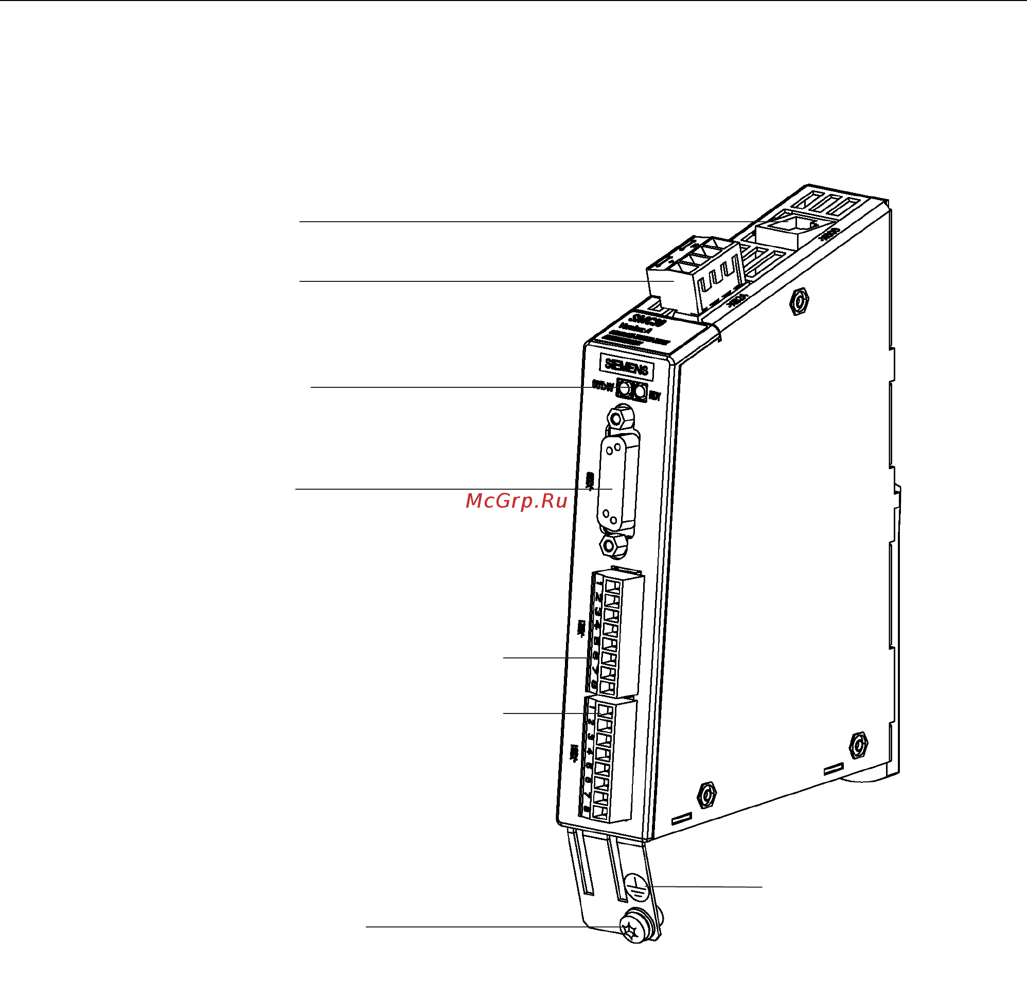 Siemens 6SL3710-7LE36-1AAх [168/732] Дополнительные соединения