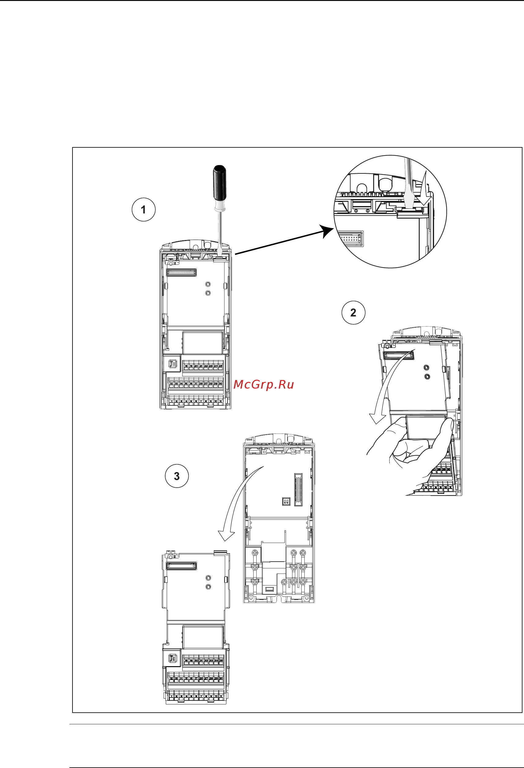 Siemens 6SE6440-2UC24-0CA1 [287/312] C демонтаж платы i o