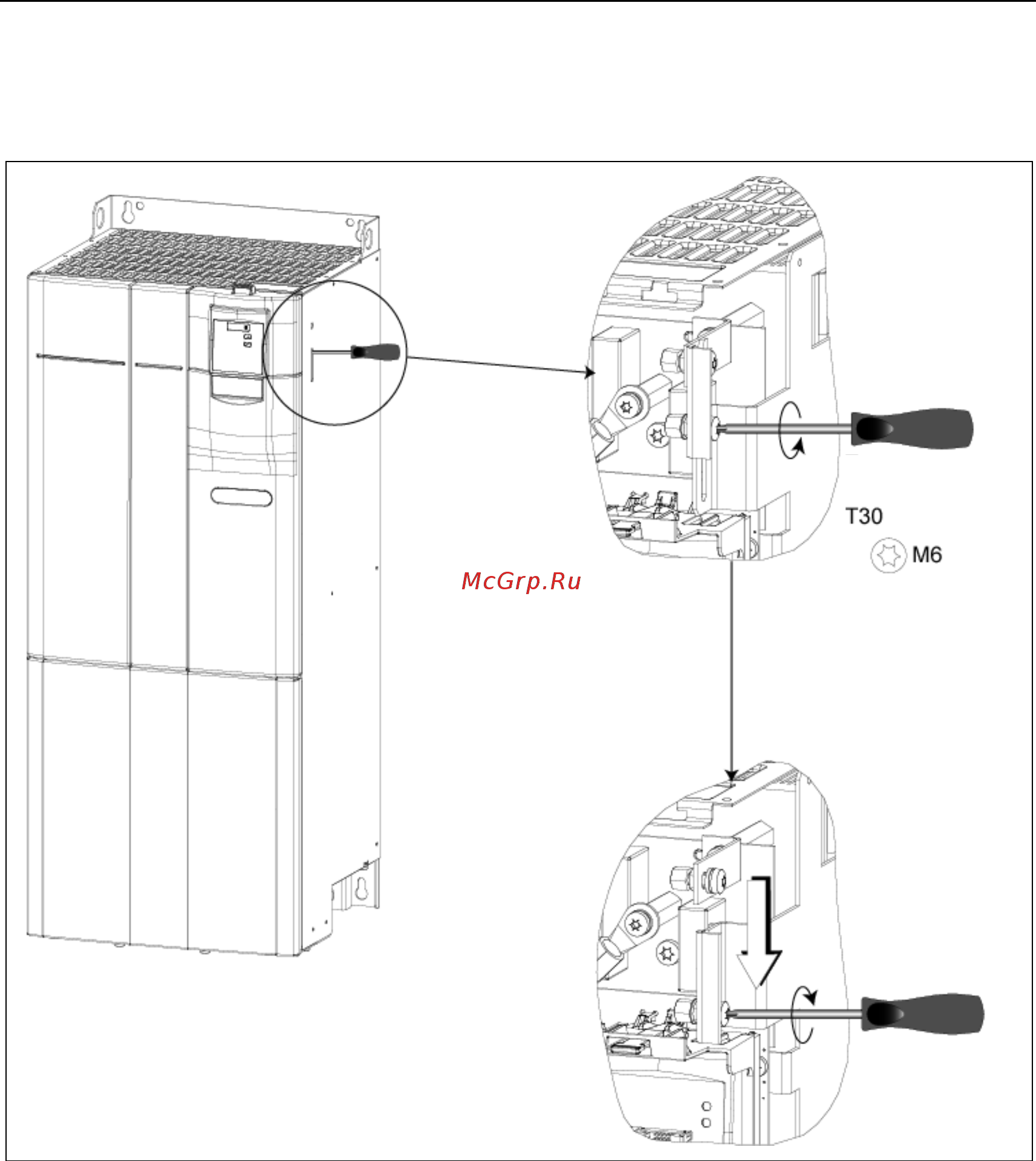 Siemens 6SE6440-2UD23-0BA1 [291/312] D отсоединение y конденсатора исполнение f