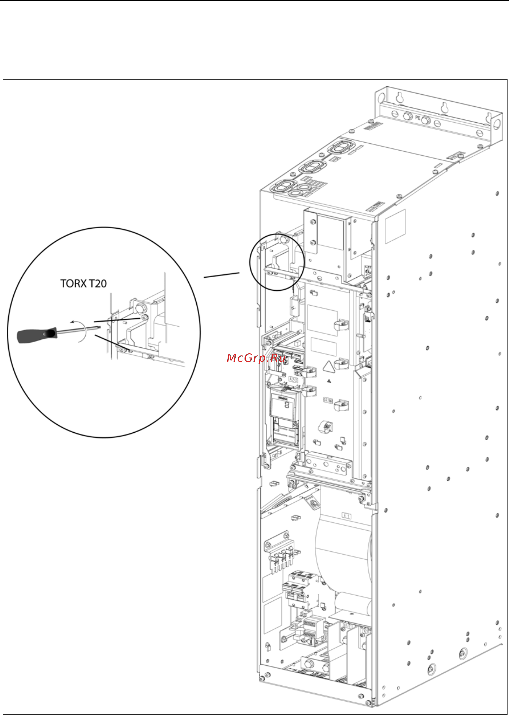 Siemens 6SE6440-2UC31-5DA1 [293/312] D отсоединение y конденсатора исполнение gx