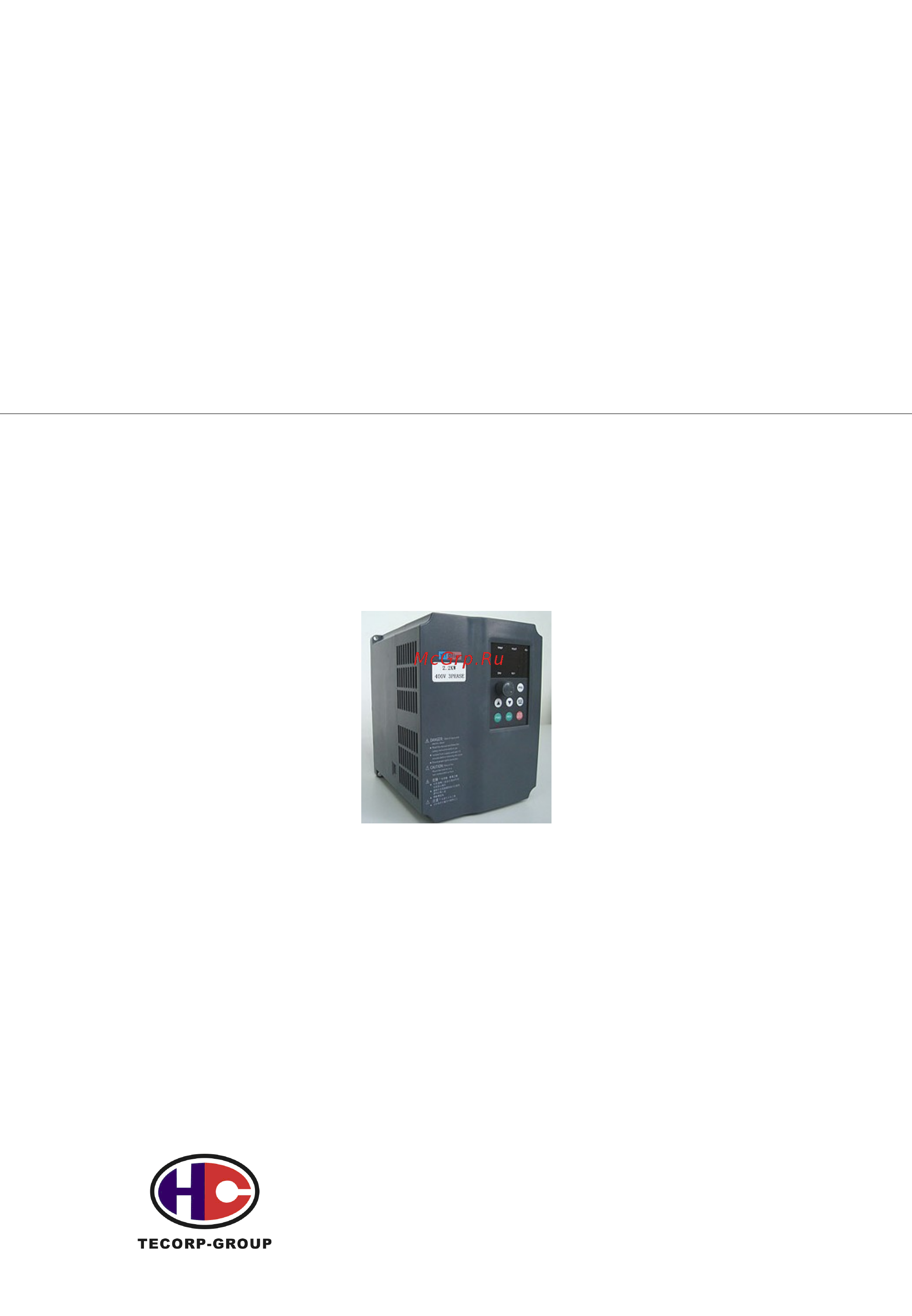 Tecorp HCB4075P Инструкция по эксплуатации онлайн