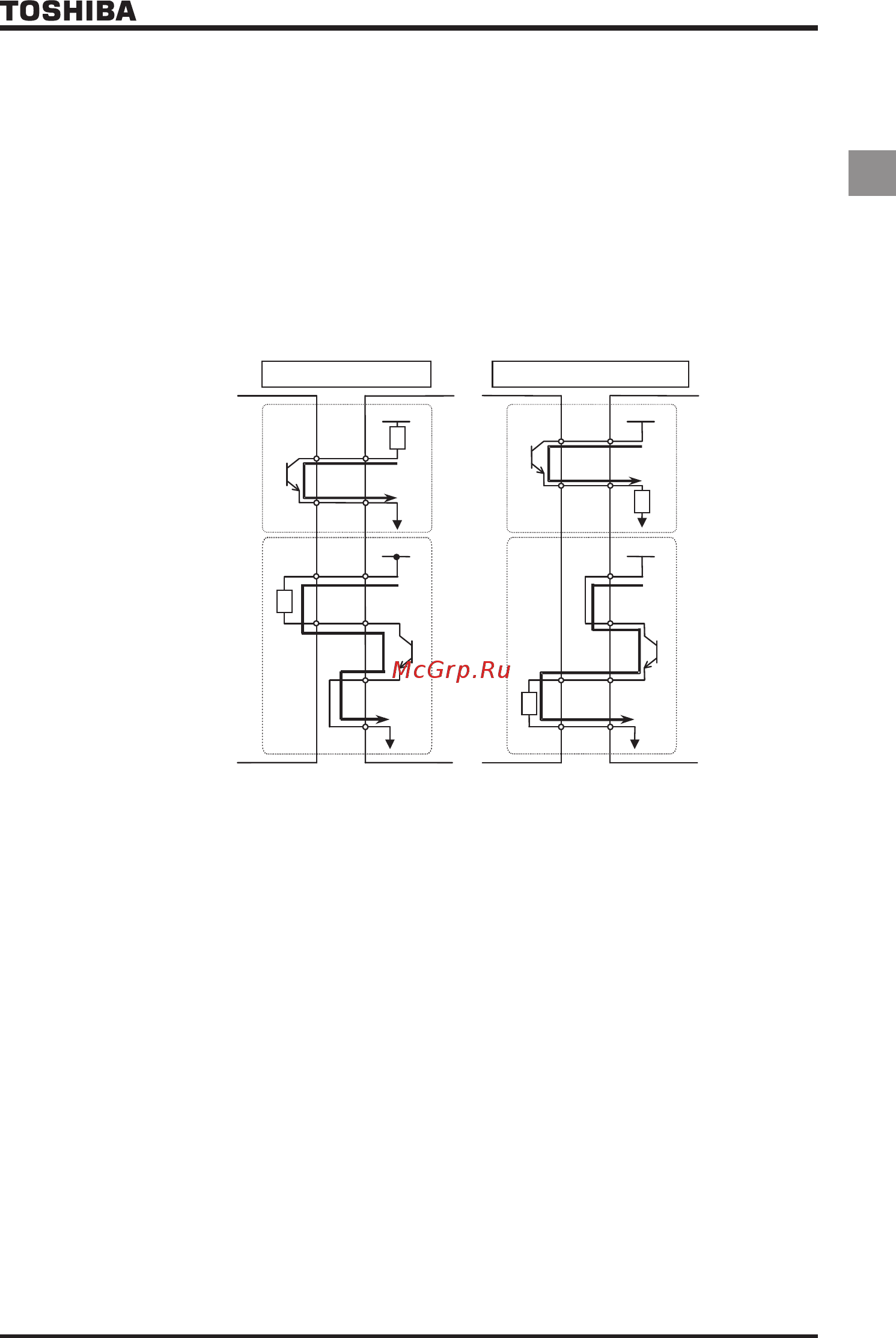 Toshiba VFNC3S-1007P [12/59] Sink отрицательная логика source положительная логика при использовании внутреннего источника питания инвертора