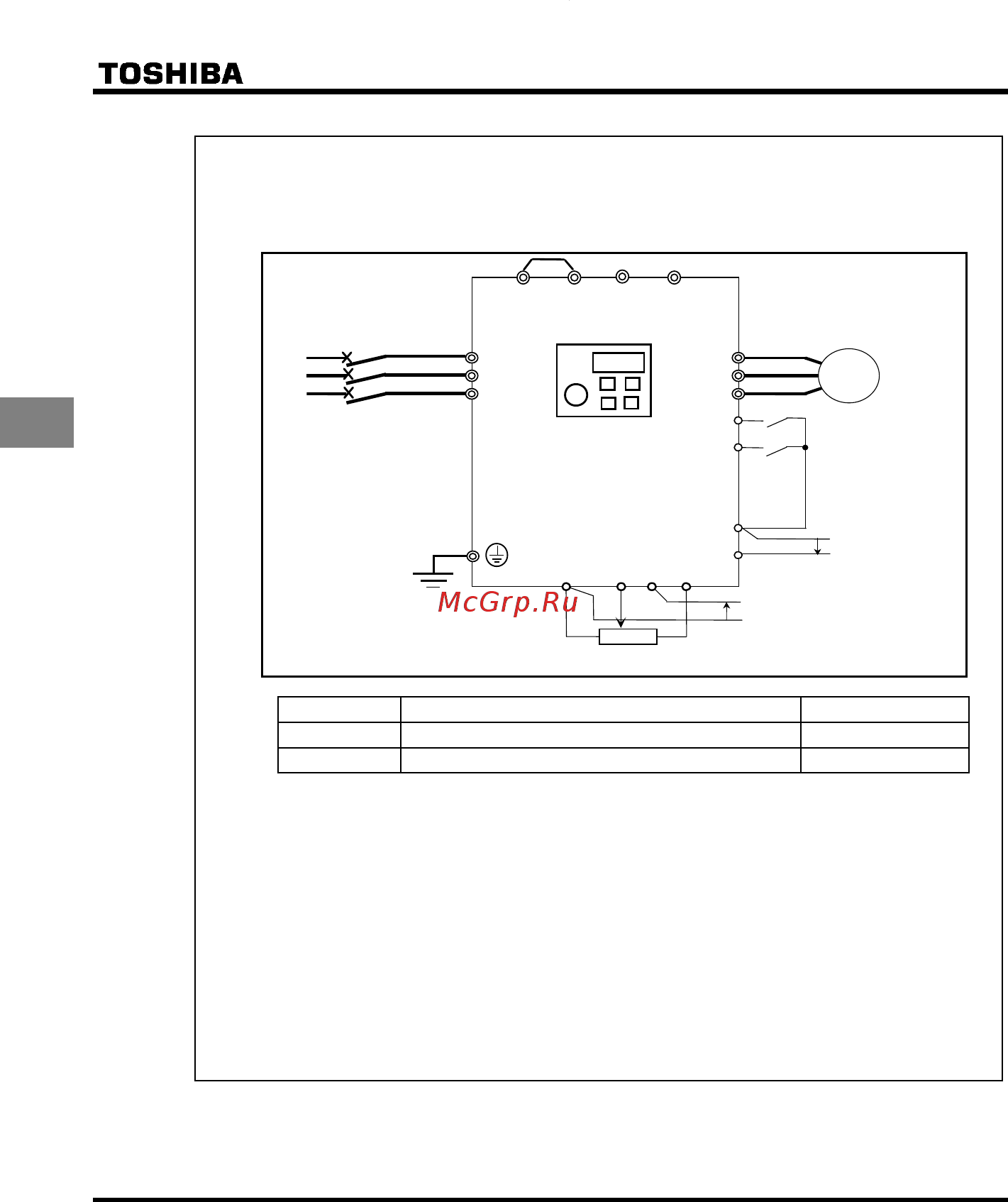 Toshiba VFS15-2110PM-W [70/223] Команда задания частоты внешний аналоговый сигнал