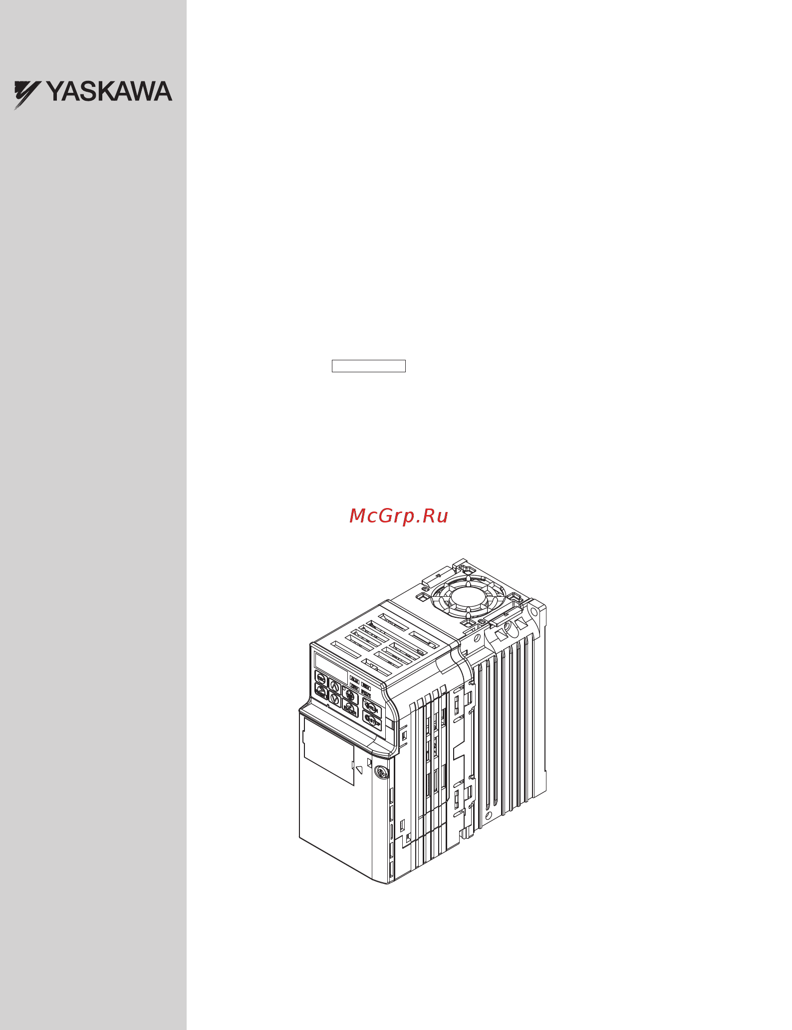 Yaskawa CIMR-JC4A0004BAA Инструкция по эксплуатации онлайн