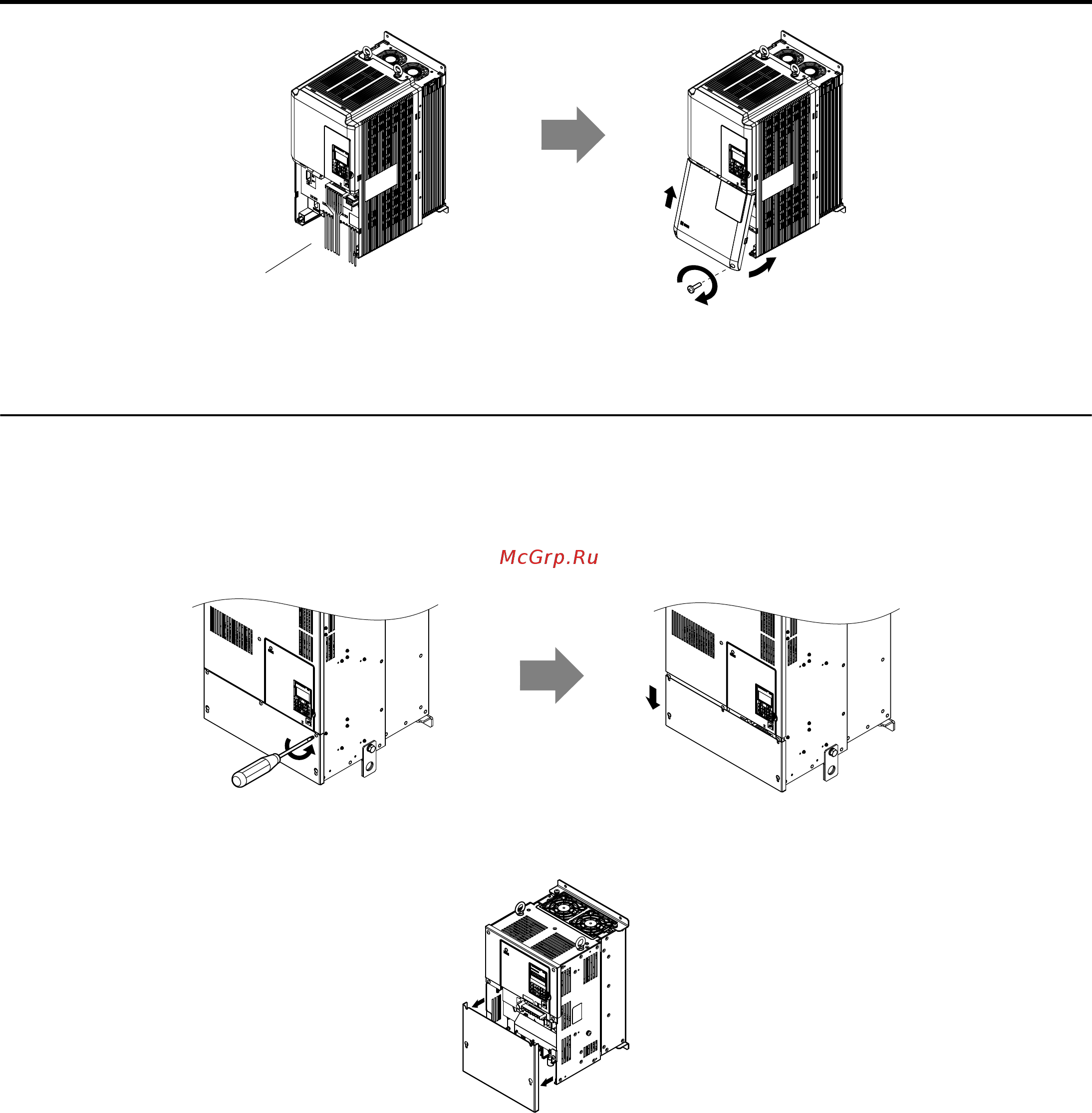 Yaskawa CIMR-UU2A0068A [74/644] Models 2 0154 to 2 0248 and 4 0156 to 4 0414