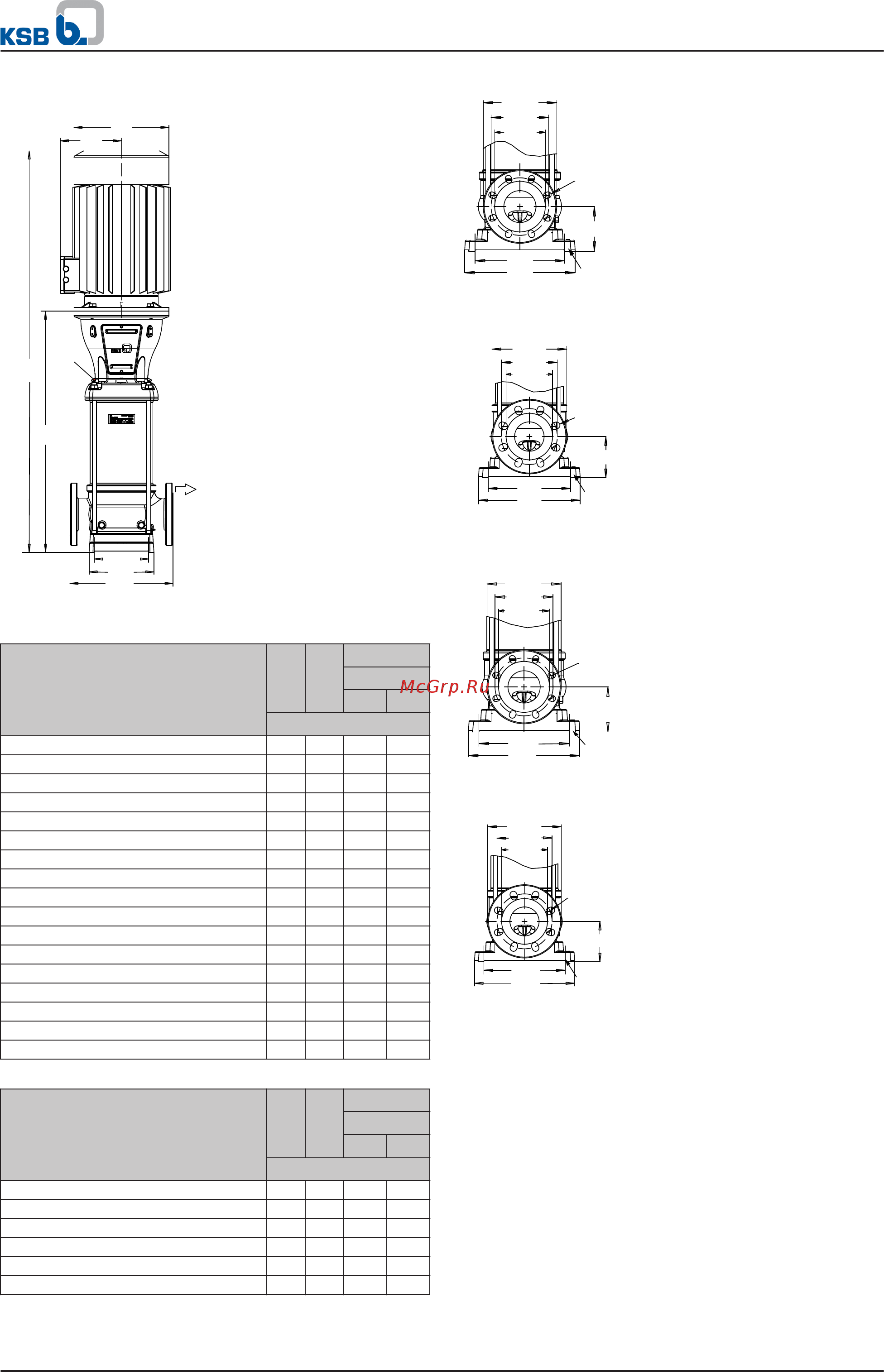 KSB Movitec VMF04/06 [47/61] High pressure pumps