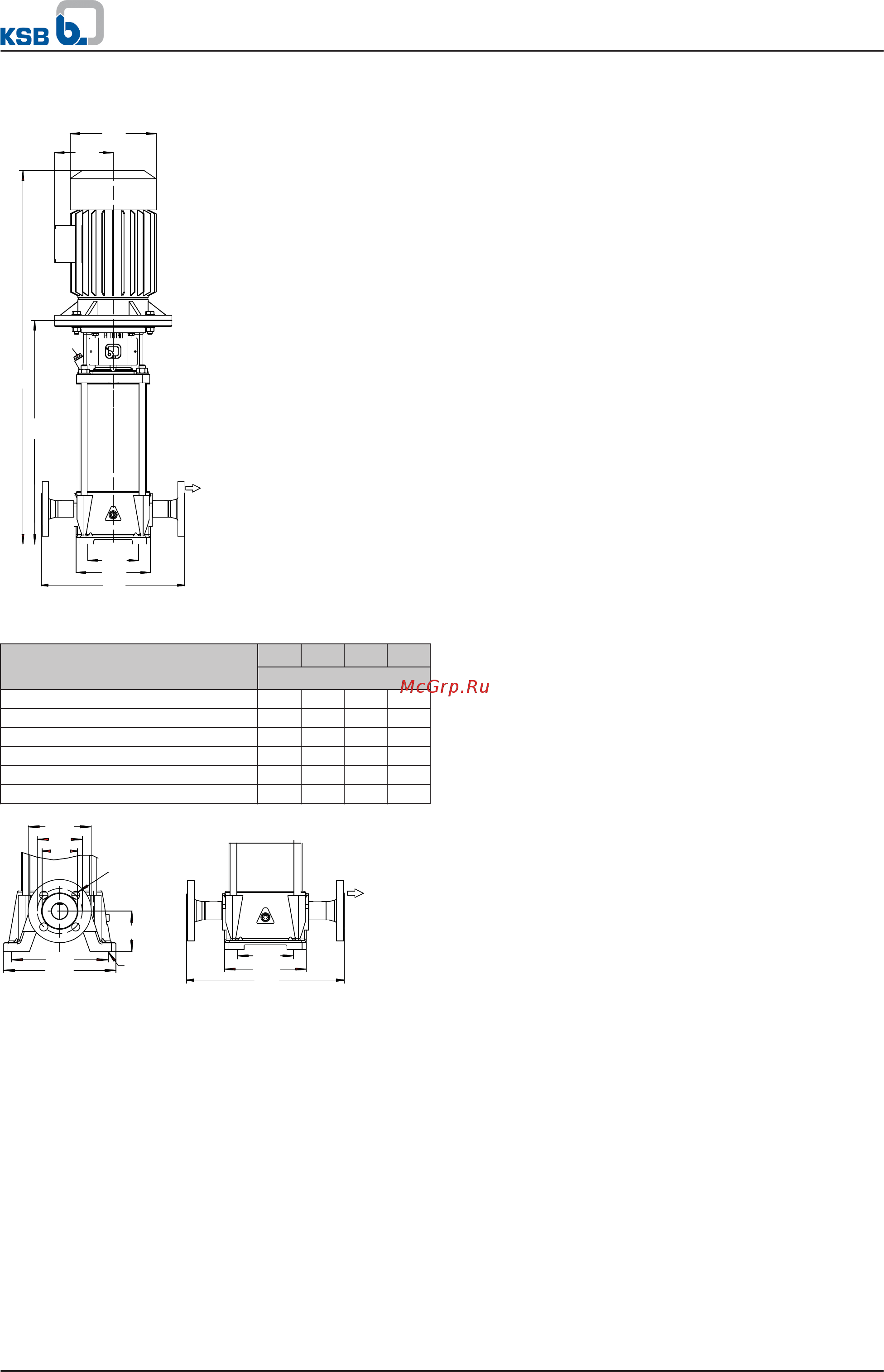 KSB Movitec VMF04/06 [48/61] High pressure pumps