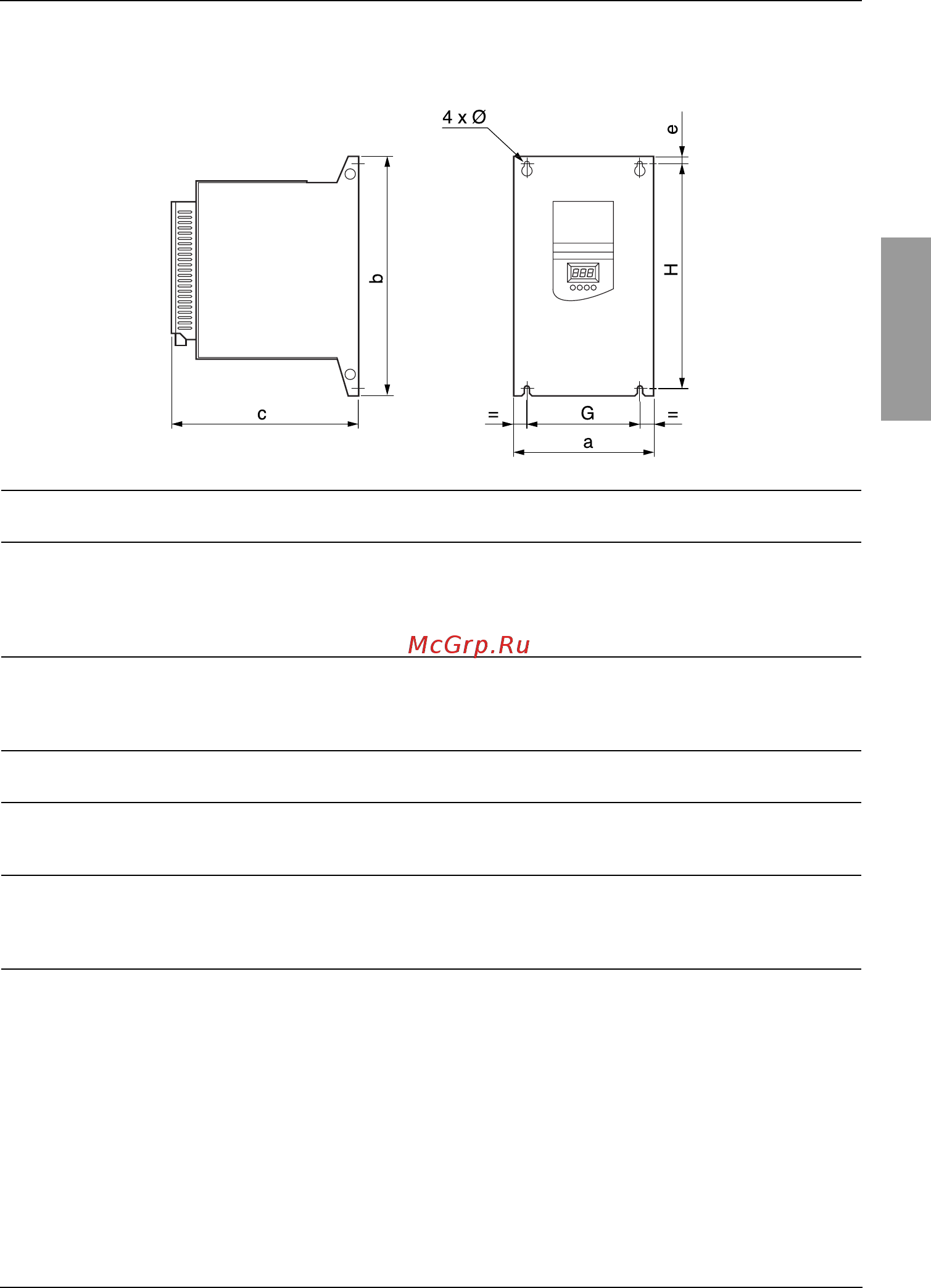 SCHNEIDER ELECTRIC ATS48D47Y [18/83] Габаритные размеры