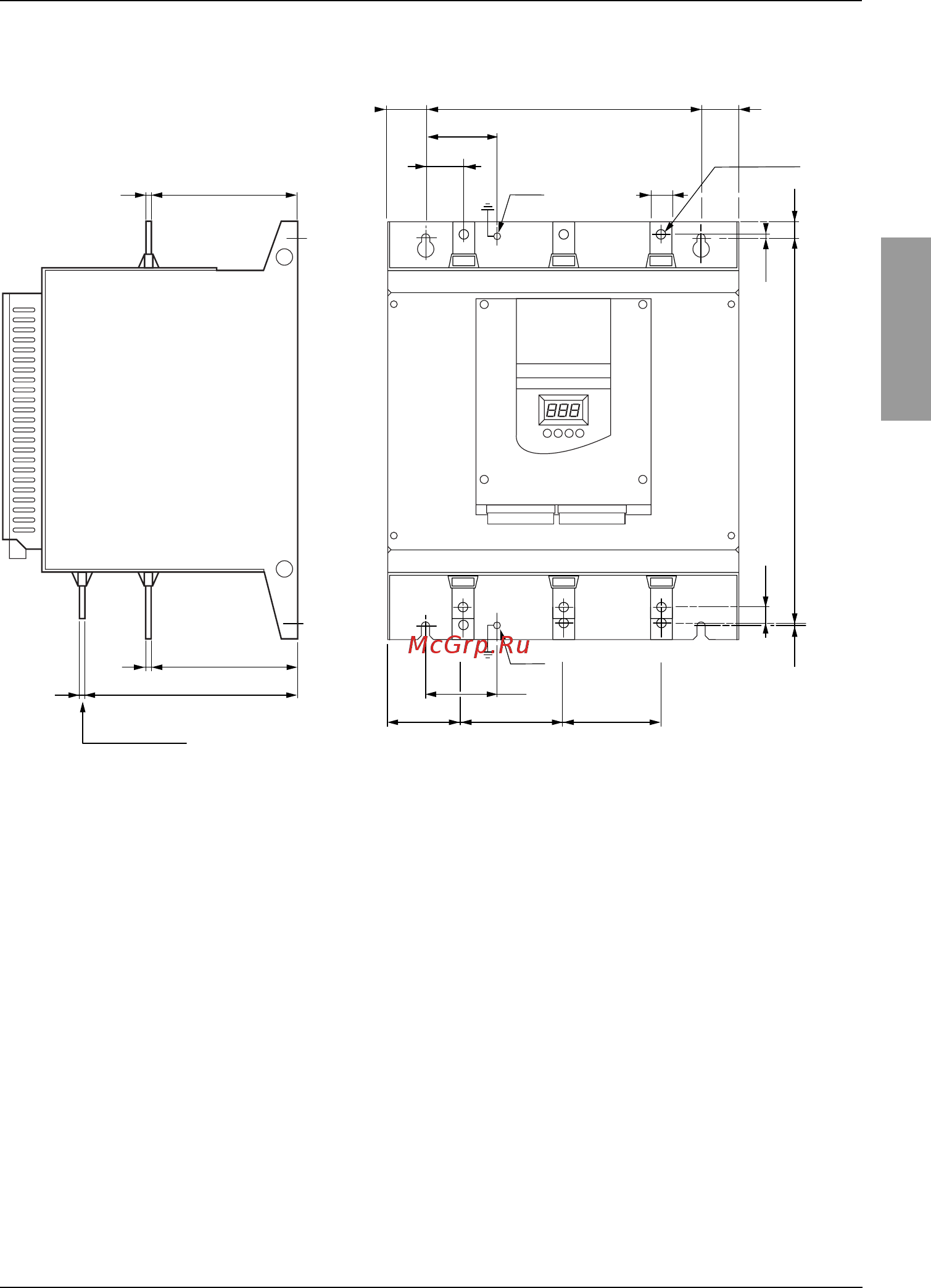 SCHNEIDER ELECTRIC ATS48D47Y [24/83] Силовые клеммники