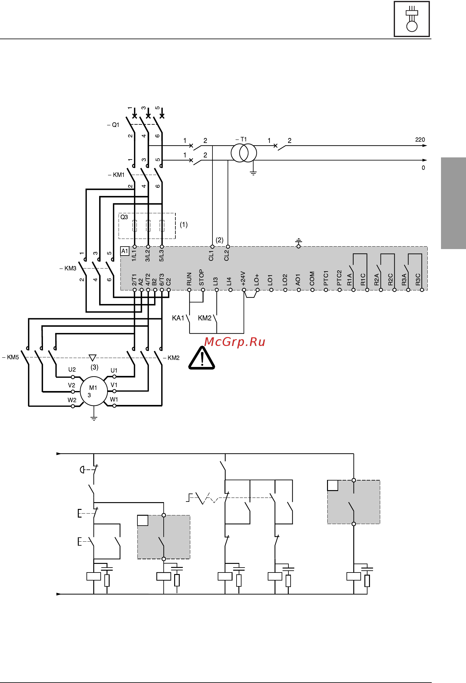 SCHNEIDER ELECTRIC ATS48D47Y [32/83] Прикладная схема