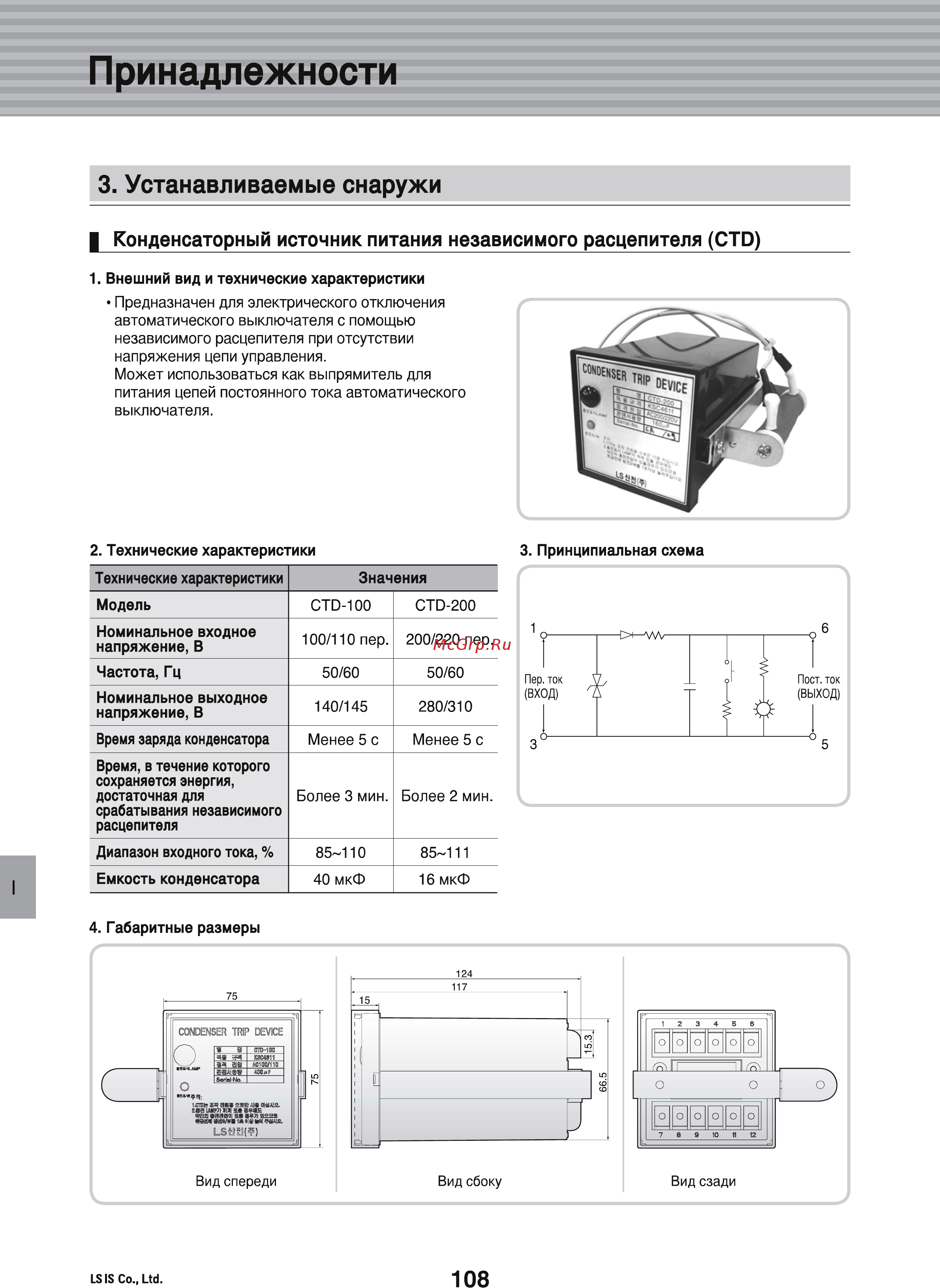 LS Industrial Systems Susol AH-25E3-25H M2D2D2BX AC6U0 AL K [110/156] Принадлежности