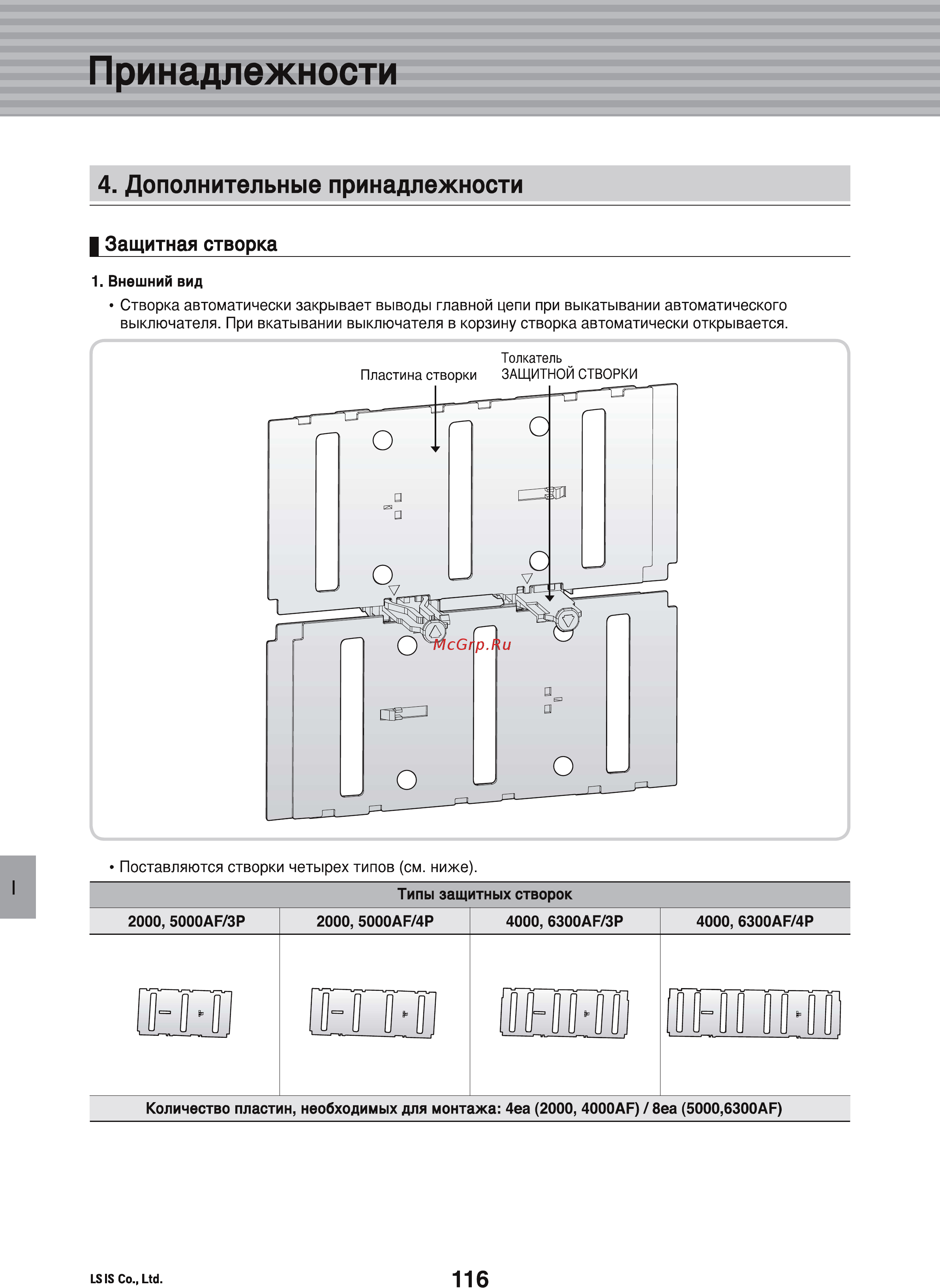 LS Industrial Systems Susol AH-25E3-25H M2D2D2BX AC6U0 AL K [118/156] Принадлежности
