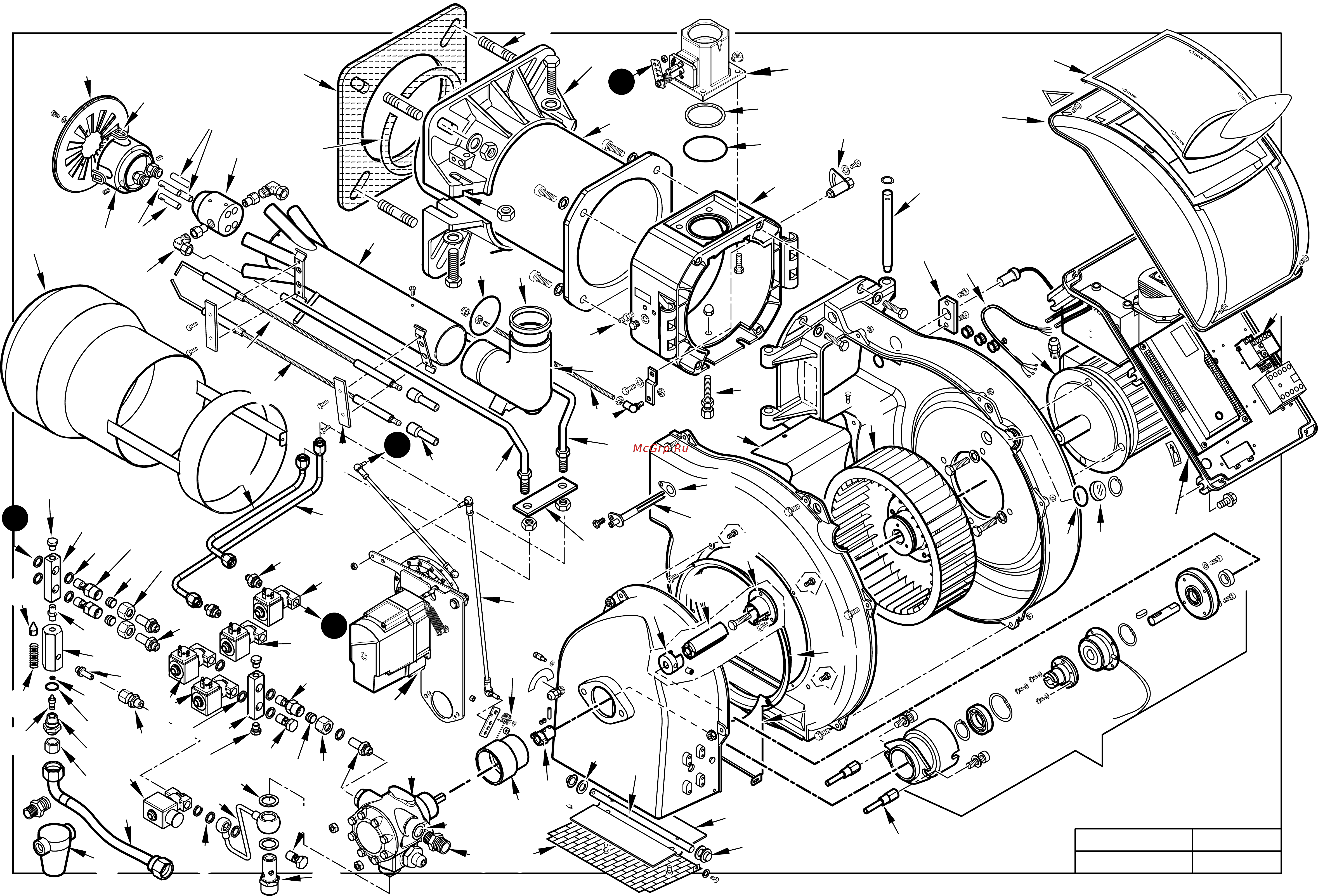 Baltur TBML 260 MC Деталировка онлайн