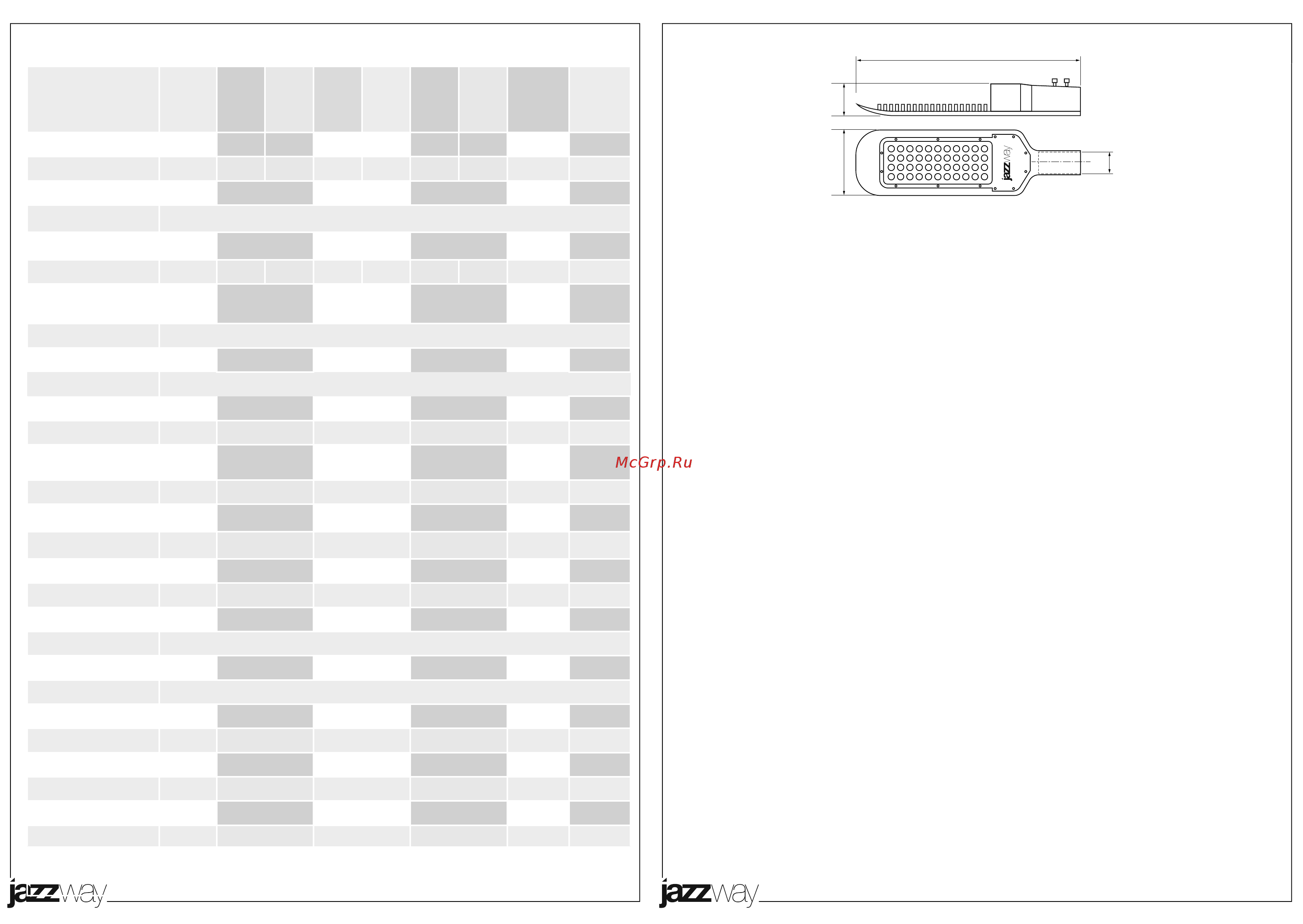 JazzWay PSL 02 100w 4000K GR IP65 [2/2] Технические характеристики