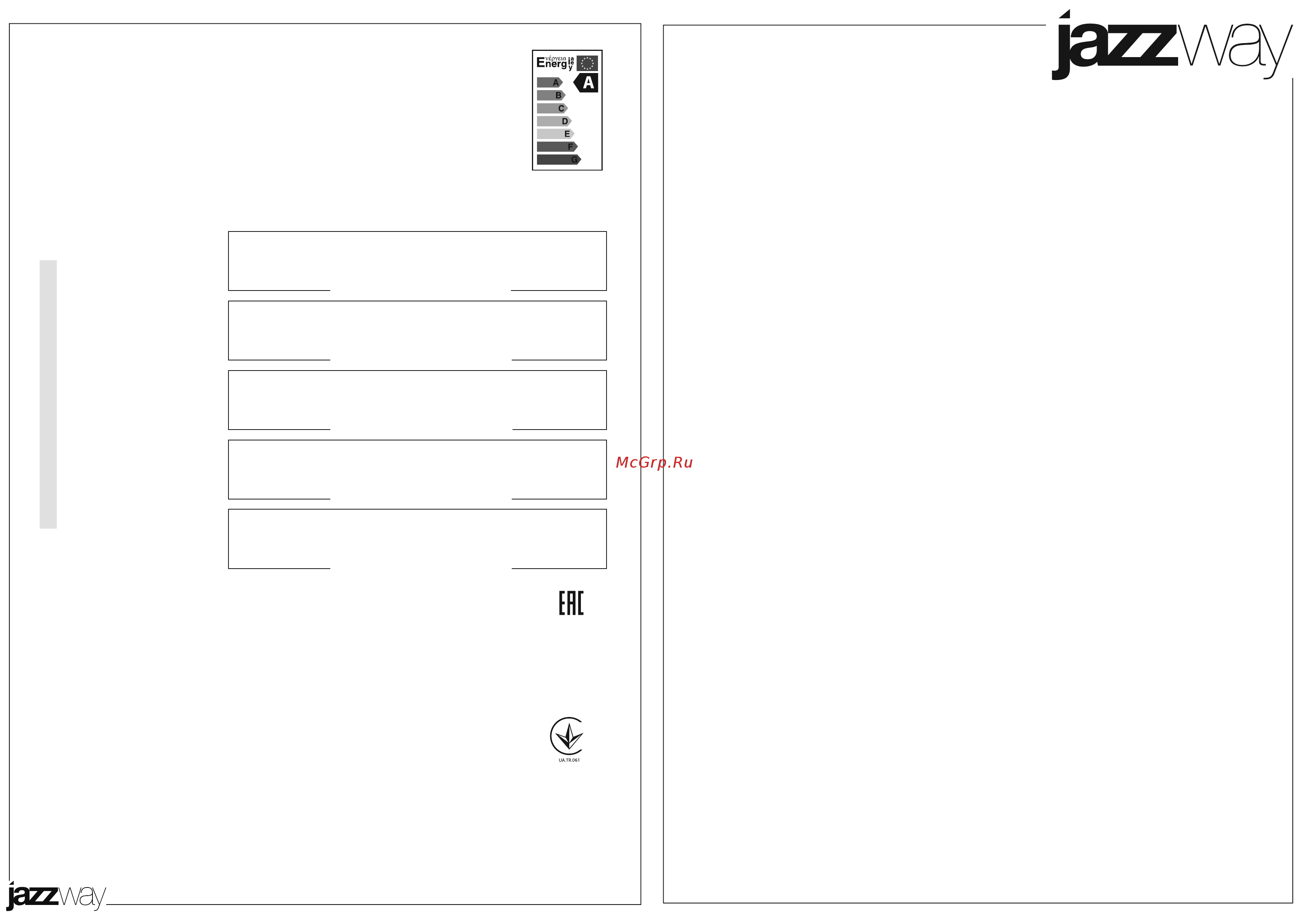 JazzWay PWS/R S170070 3w 4000K 30° Сhrome IP67 Инструкция по эксплуатации онлайн