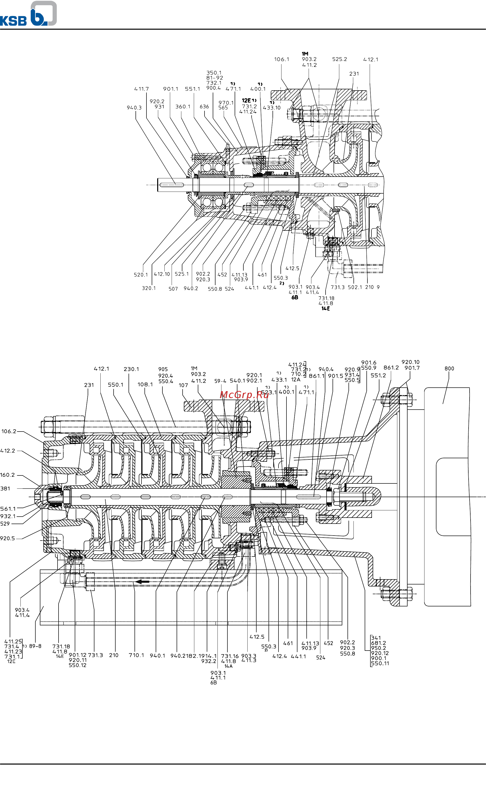 KSB Multitec MTC A 125/2E [92/100] Multitec multitec ro