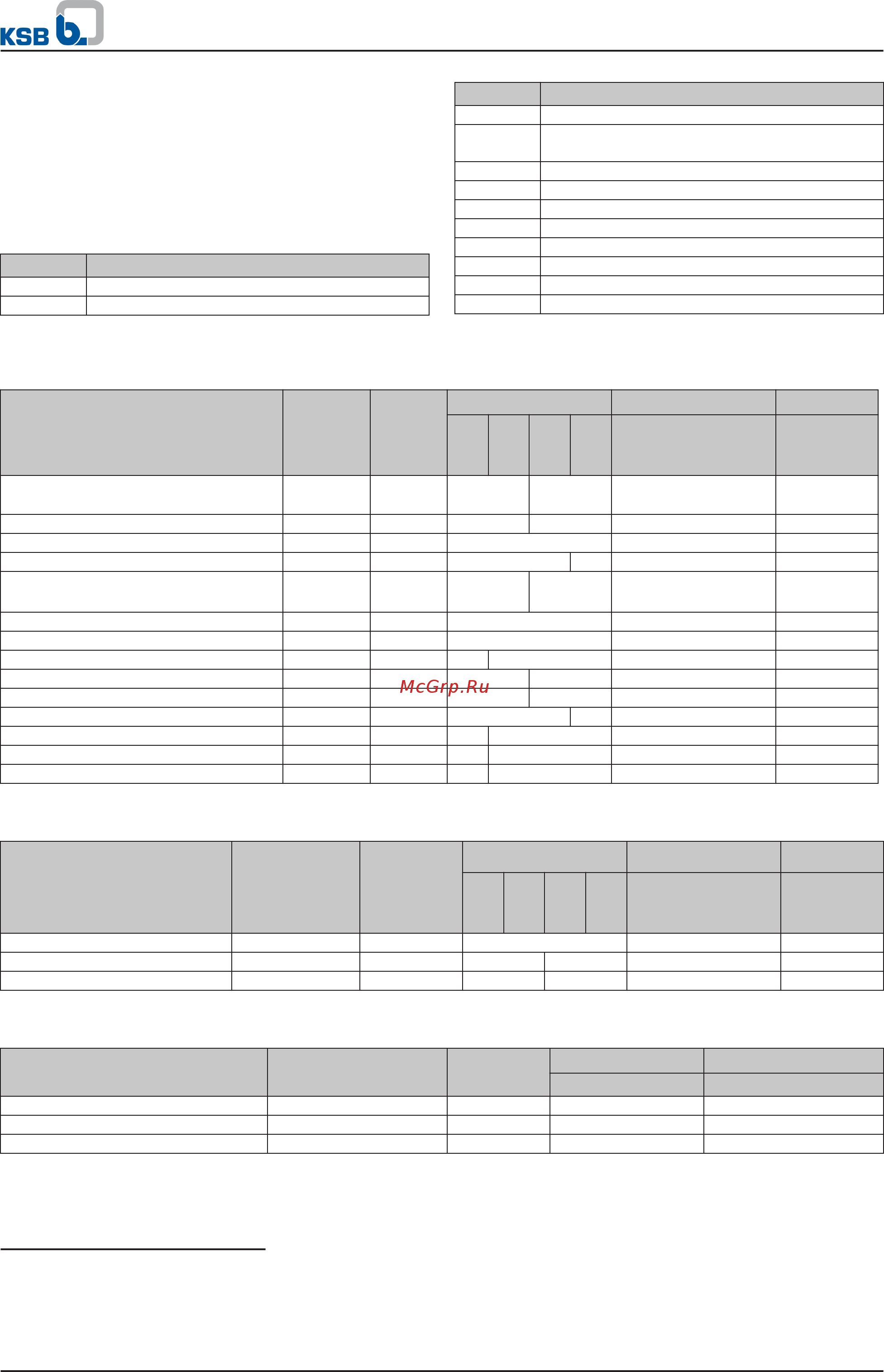 KSB Multitec MTC A 200/8D [16/34] High pressure pumps