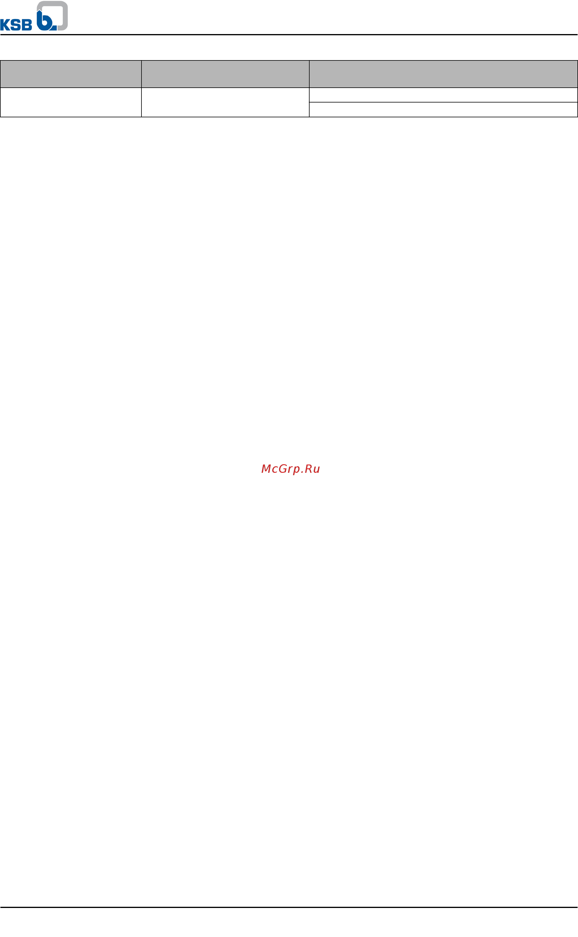 KSB Multitec RO MTC B 32/6D [86/101] Multitec multitec ro