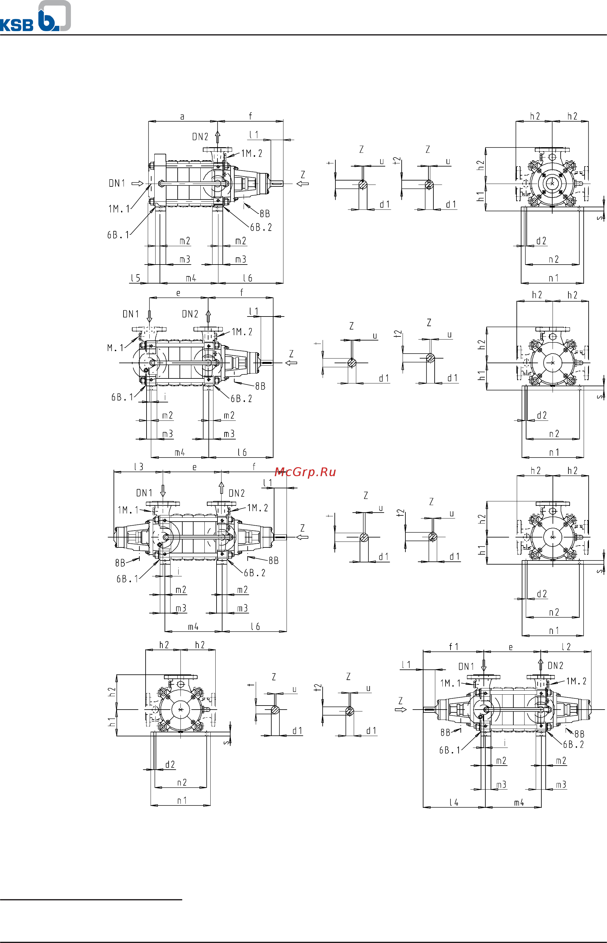 KSB Multitec MTC A 65/10B [24/35] High pressure pumps
