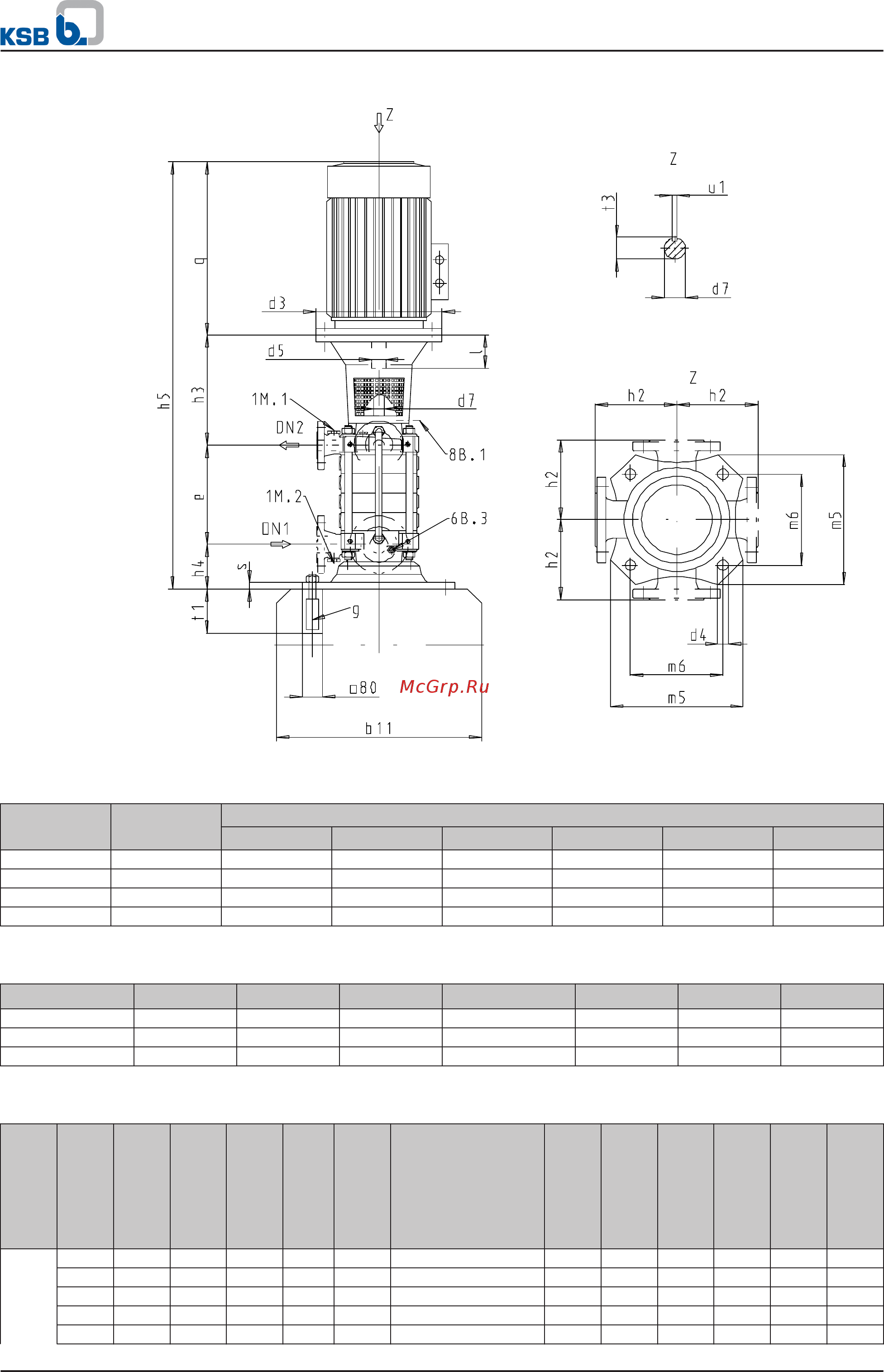 KSB Multitec MTC A 50/4A [29/35] High pressure pumps