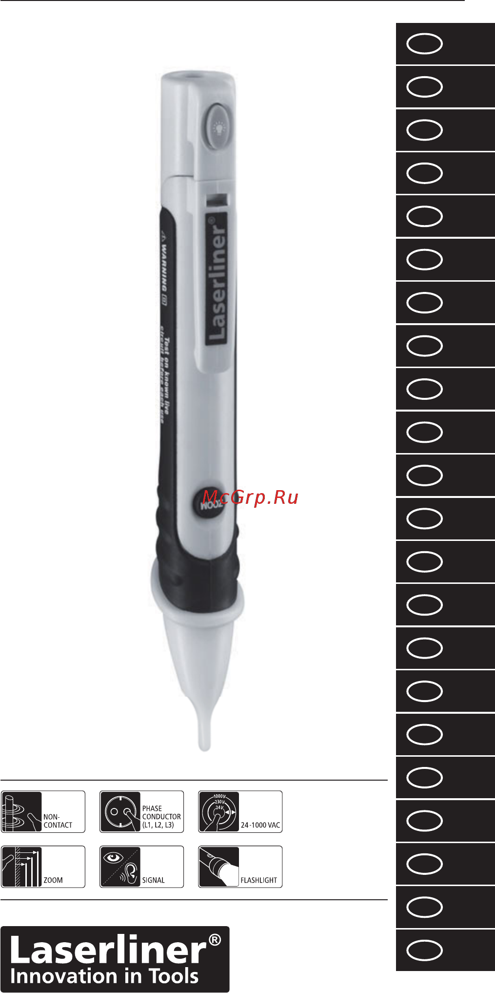 Laserliner ActiveFinder XP 083.013A Инструкция по эксплуатации онлайн