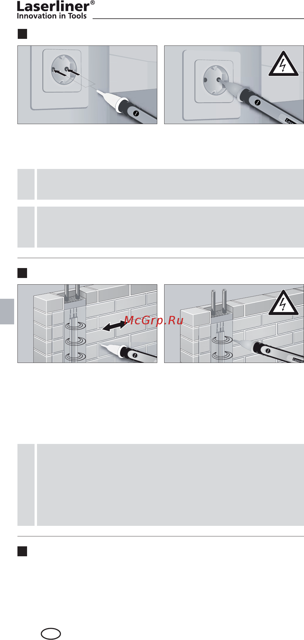 Laserliner ActiveFinder XP [44/92] Ficklampa