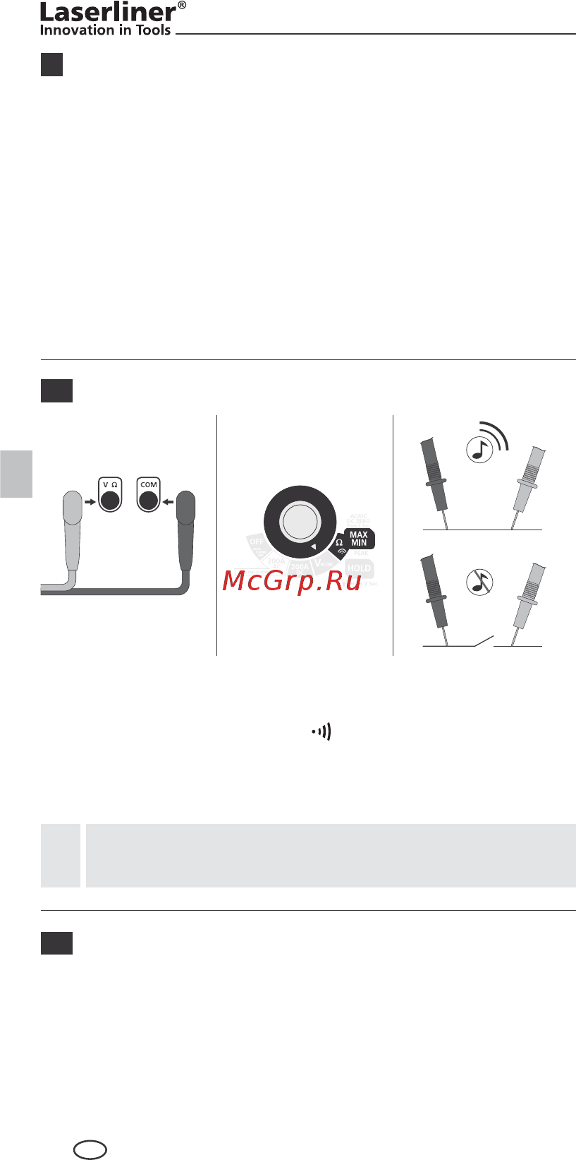 Laserliner ClampMeter XP Инструкция по эксплуатации онлайн [8/72] 479358