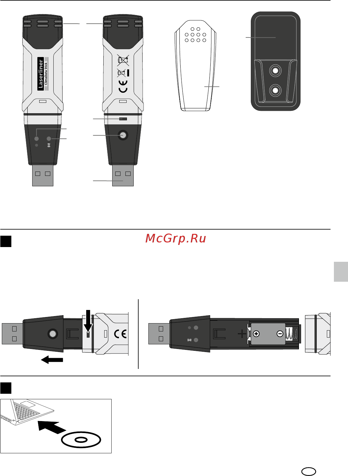 Laserliner ClimaData-Stick 082.027A [3/56] Climadata stick