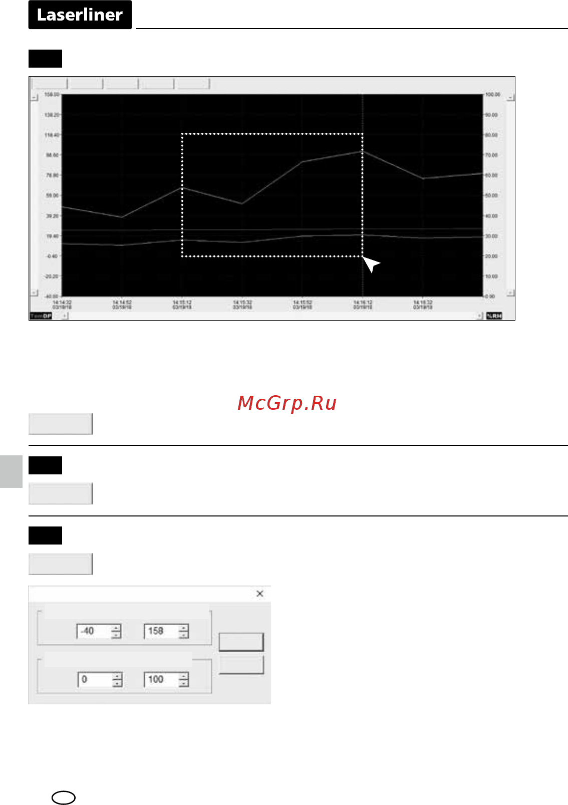 Laserliner ClimaData-Box 082.031A [10/68] Birimi değiştir c f